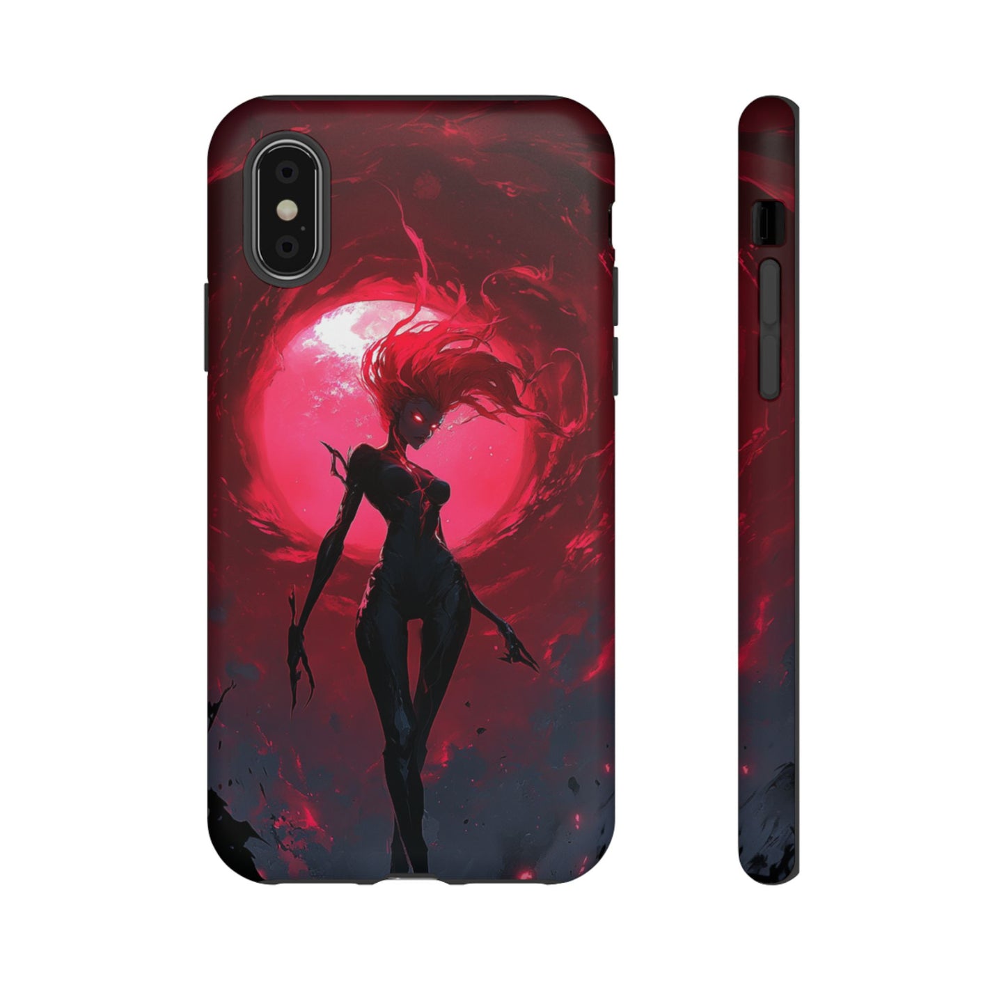 Crimson Eclipse Gothic Gaming Phone Case - iPhone, Google Pixel, Samsung Galaxy