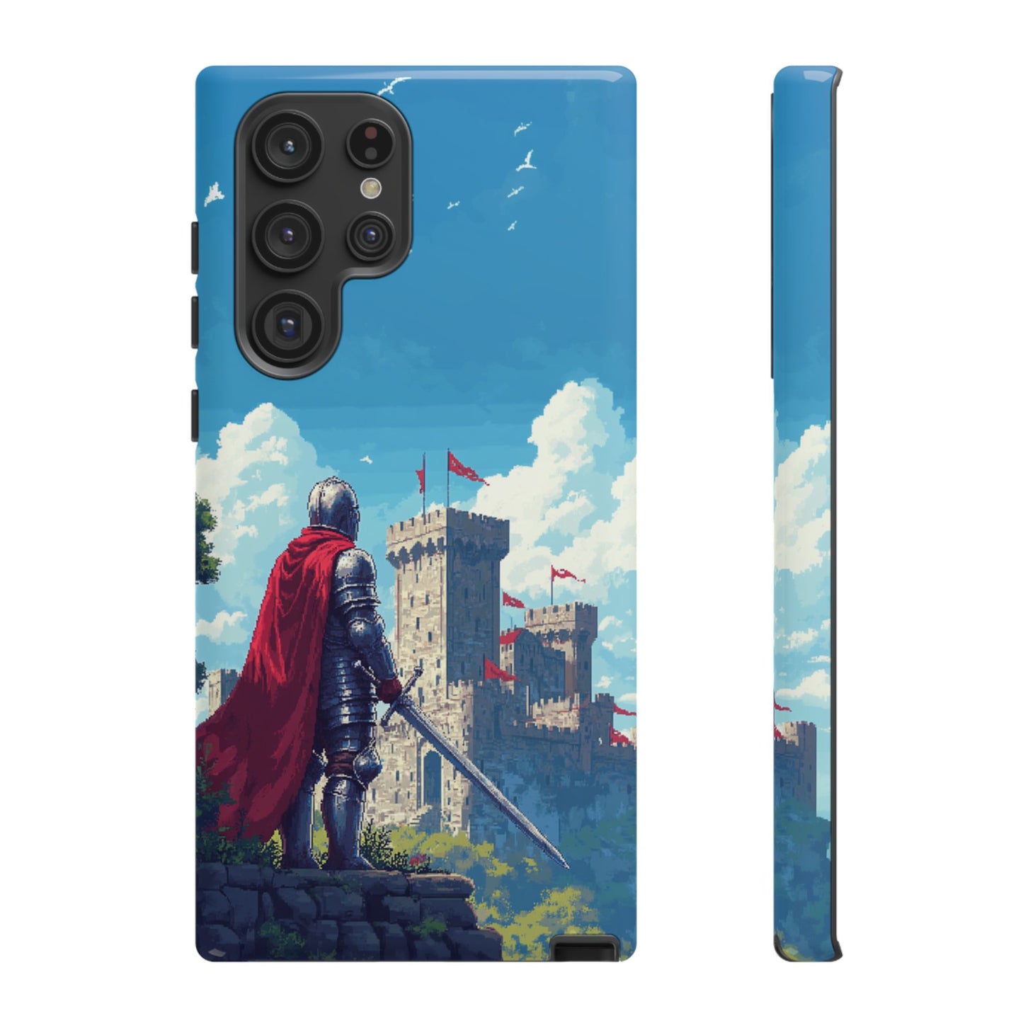 Pixel Knight Adventure Phone Case - iPhone, Google Pixel, Samsung Galaxy