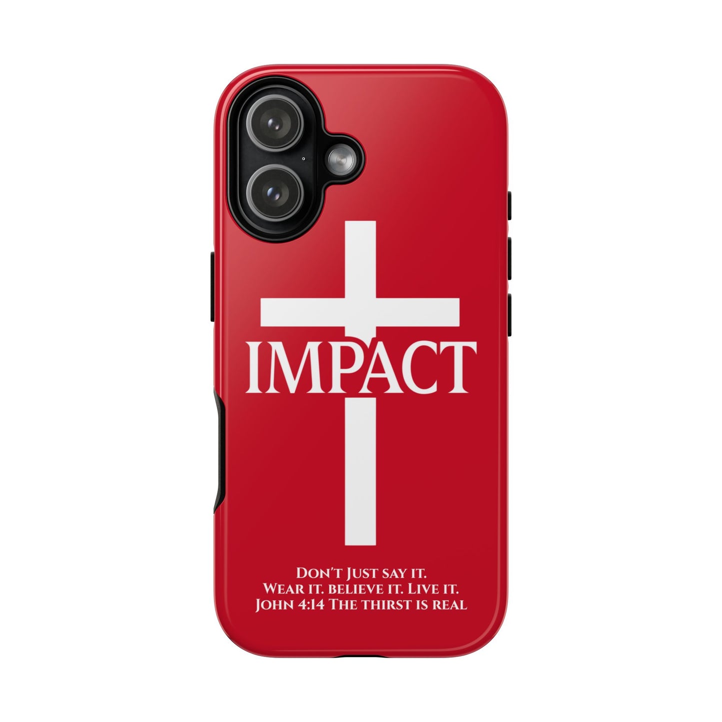 Impact Red - Tough iPhone Case