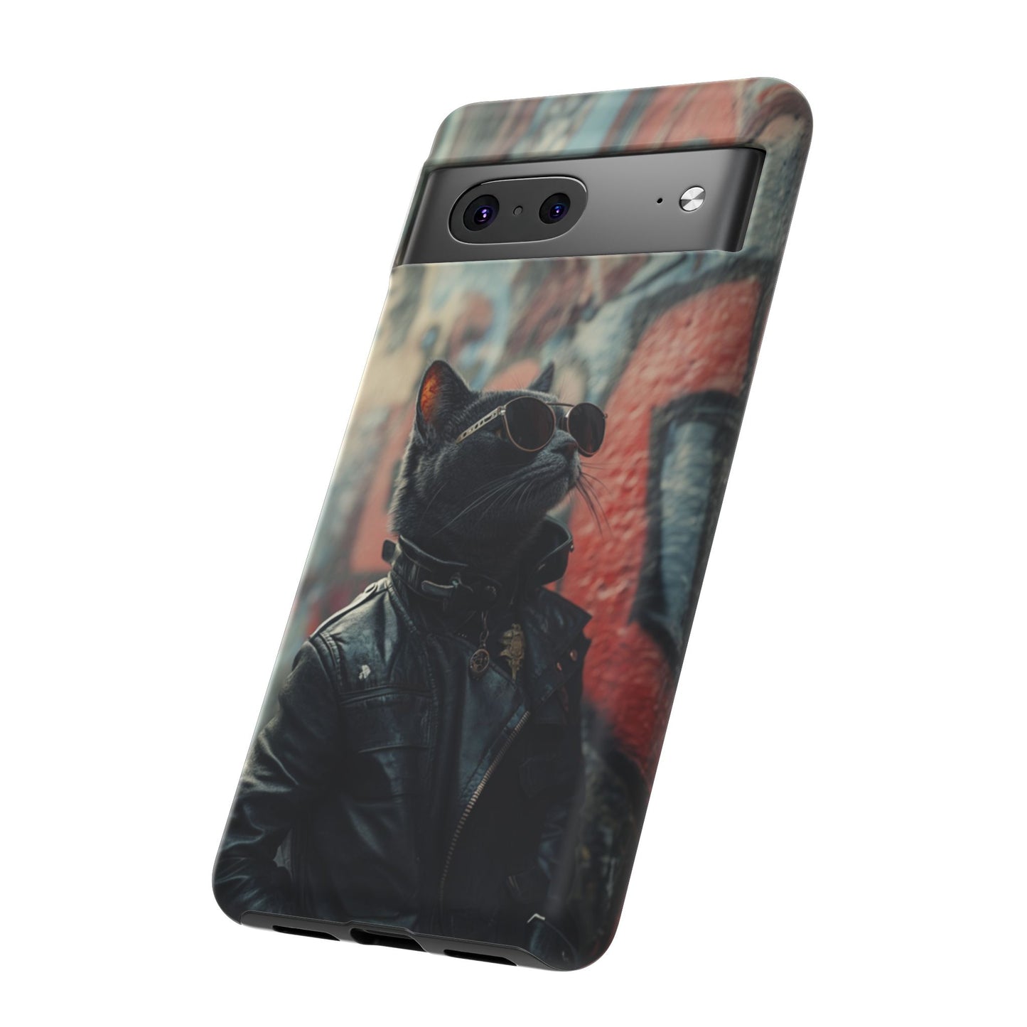 Punk Rock Cat Phone Case – iPhone, Google Pixel, Samsung Galaxy