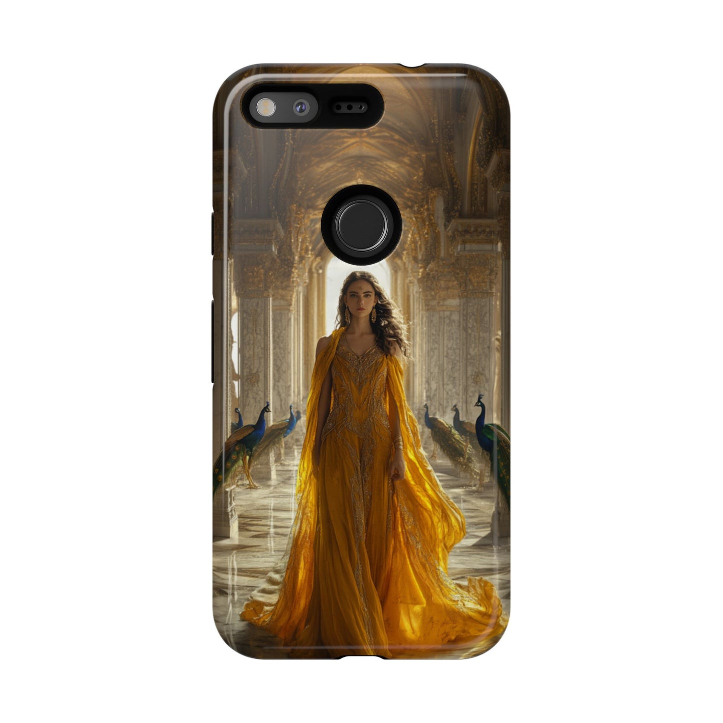 Hera Golden Palace Peacock Goddess - Tough Google Pixel Case
