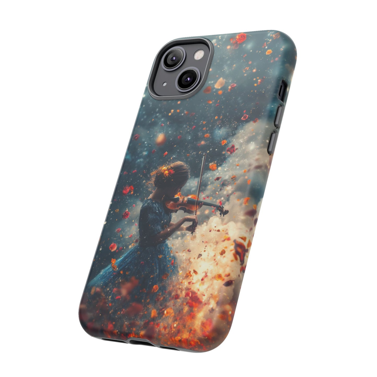 Petal Breeze Violinist Phone Case - iPhone, Google Pixel, Samsung Galaxy