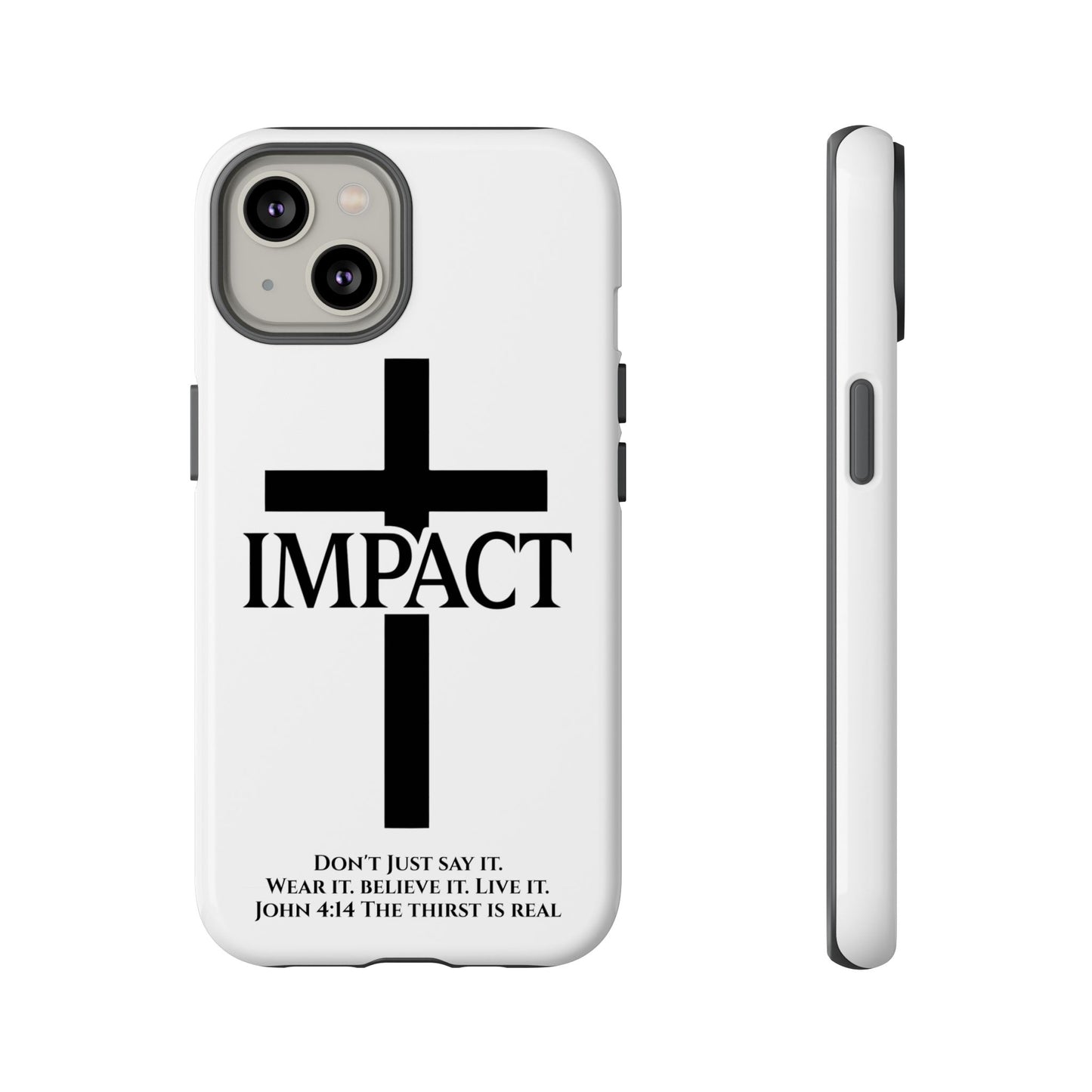 Impact White - Tough iPhone Case