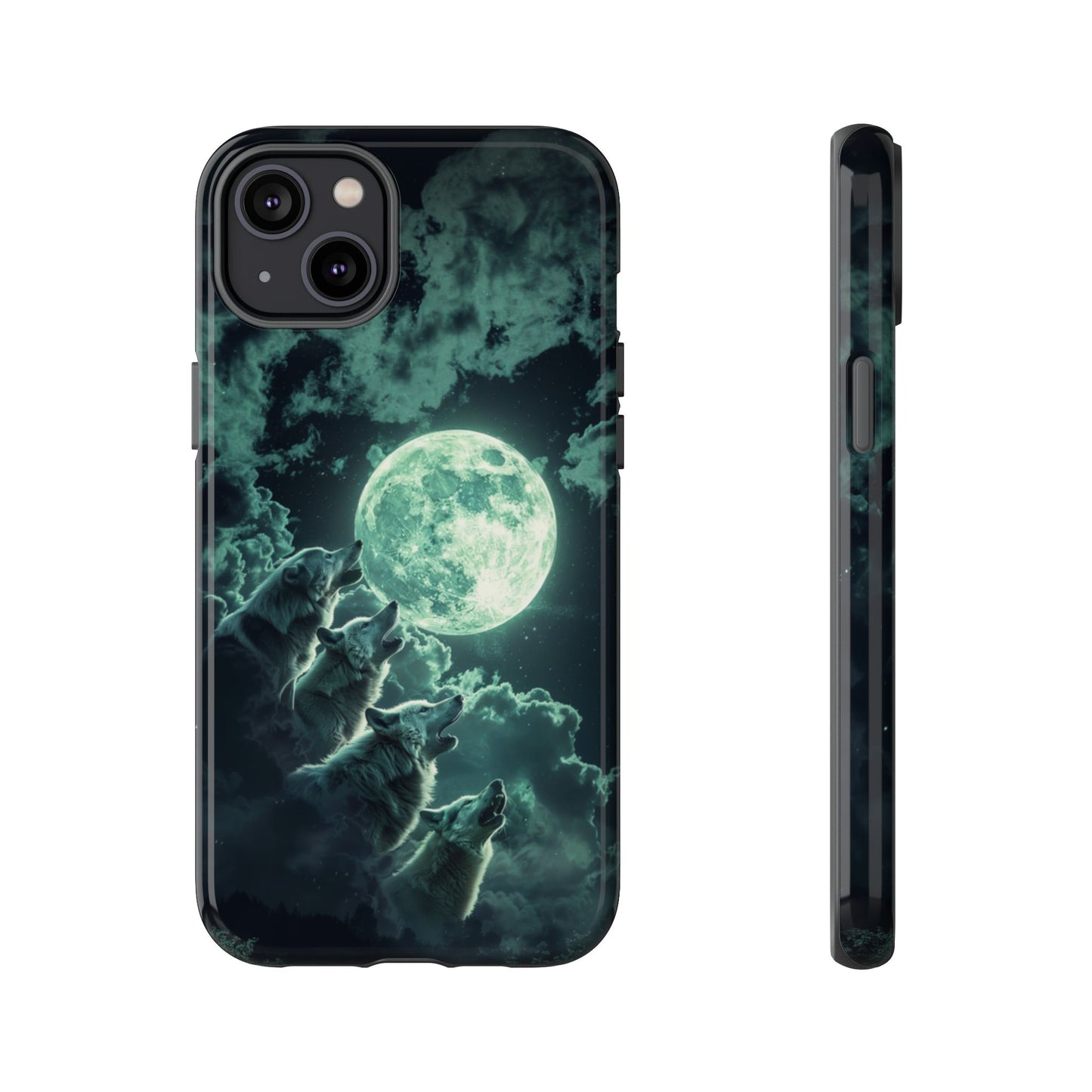 Moonlit Wolf Chorus - Tough iPhone Case