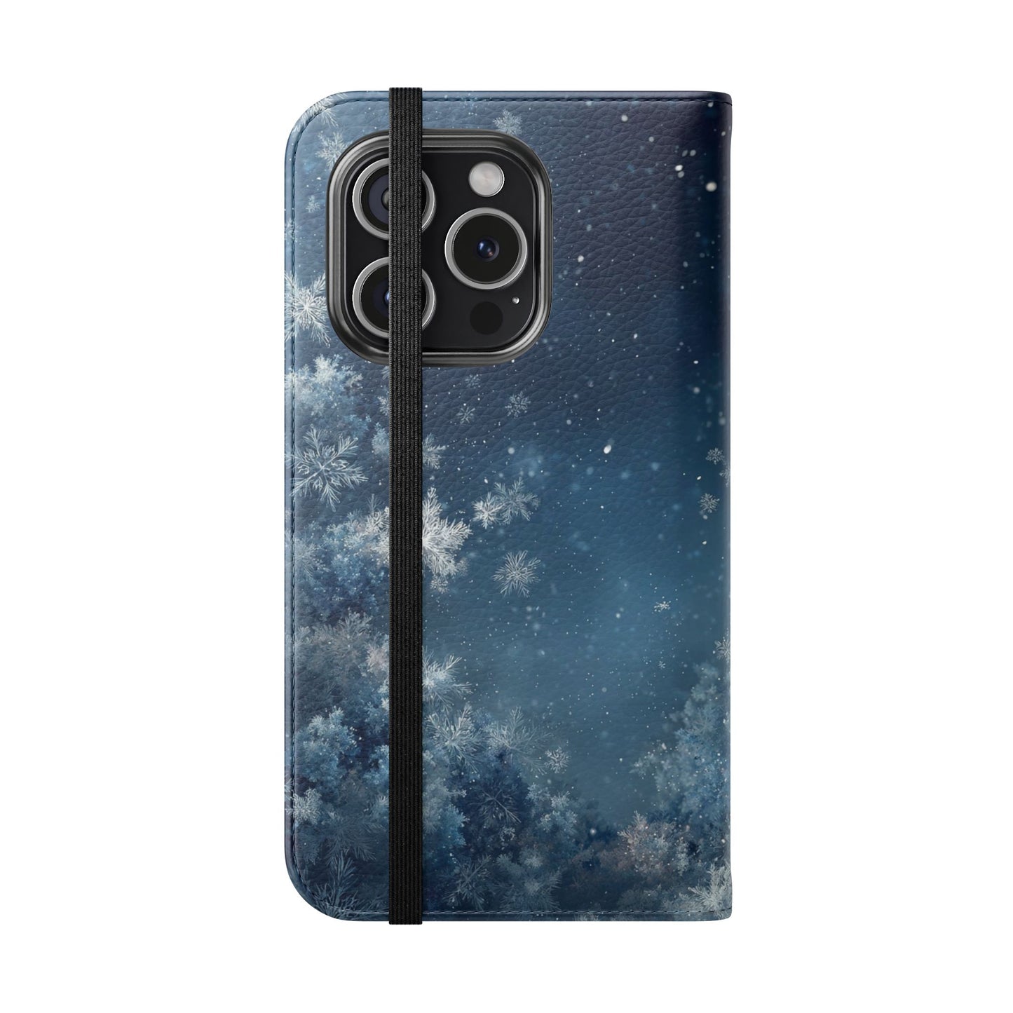 Winter Snowflakes - Wallet Flip Case