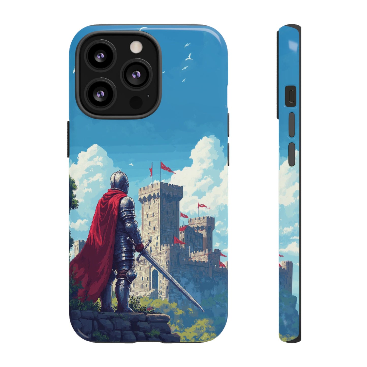 Pixel Knight Adventure Phone Case - iPhone, Google Pixel, Samsung Galaxy