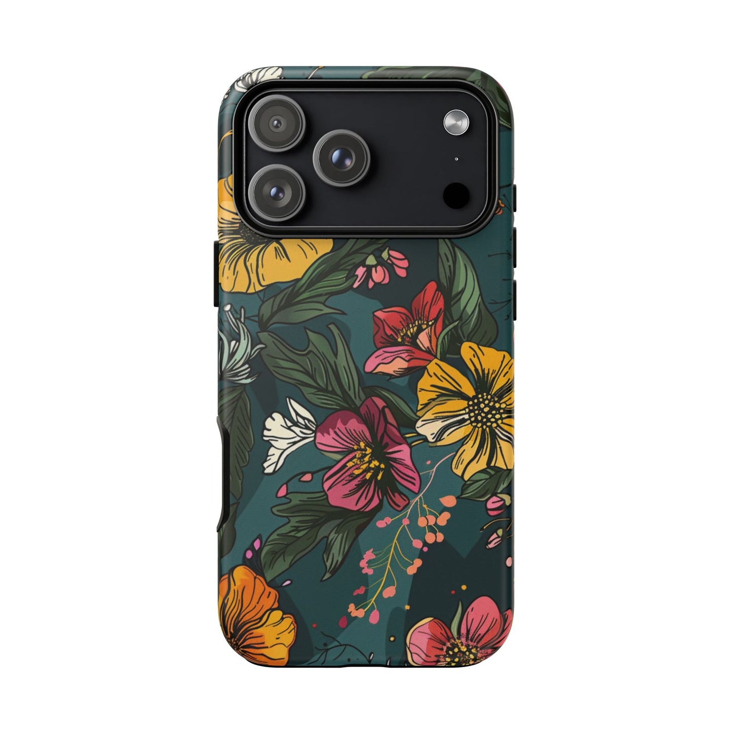 Vintage Floral Bloom – Tough iPhone Case