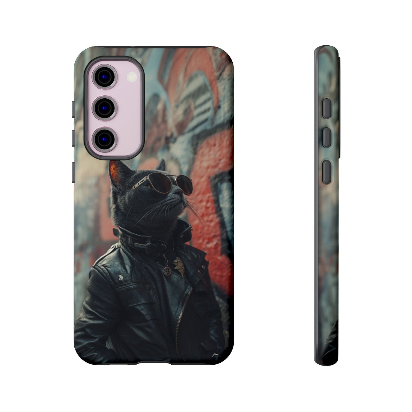 Punk Rock Cat Phone Case – iPhone, Google Pixel, Samsung Galaxy