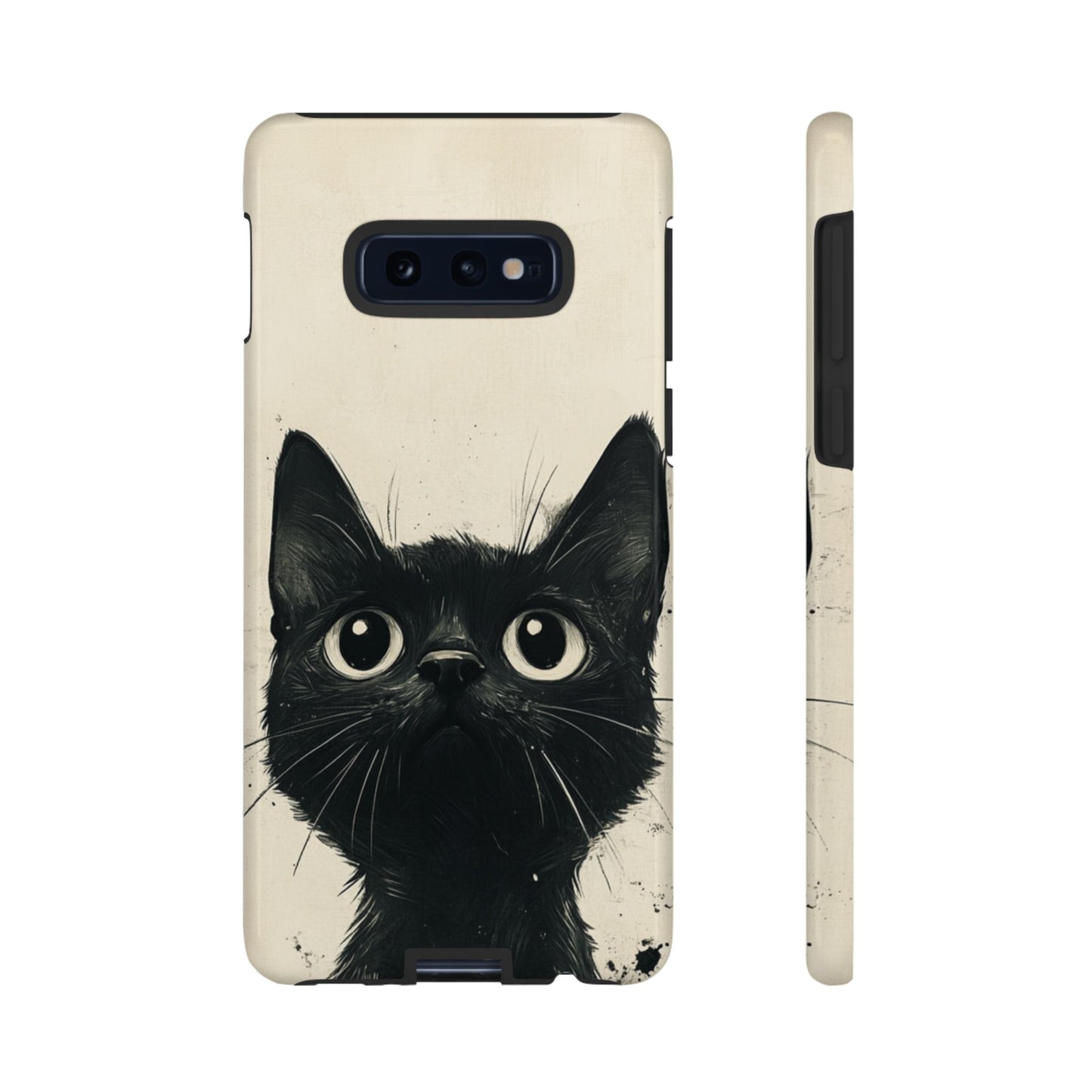 Black Cat Ink Sketch - Tough Samsung Galaxy Case