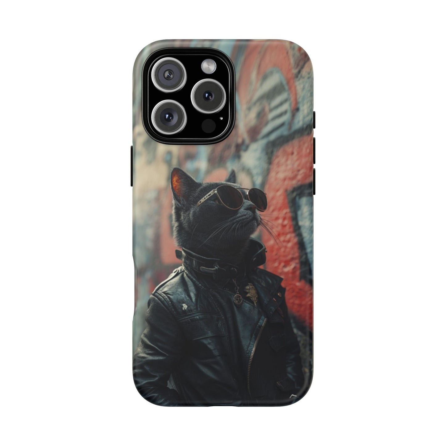 Punk Rock Cat Phone Case – iPhone, Google Pixel, Samsung Galaxy