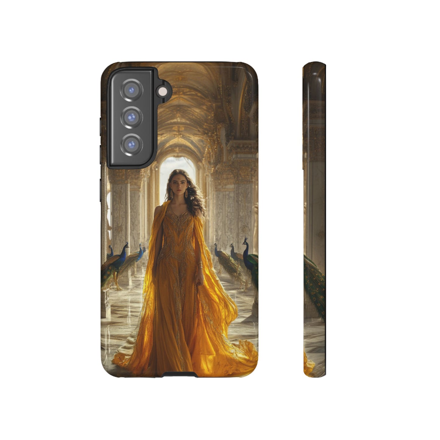 Hera Golden Palace Peacock Goddess - Tough Samsung Galaxy Case