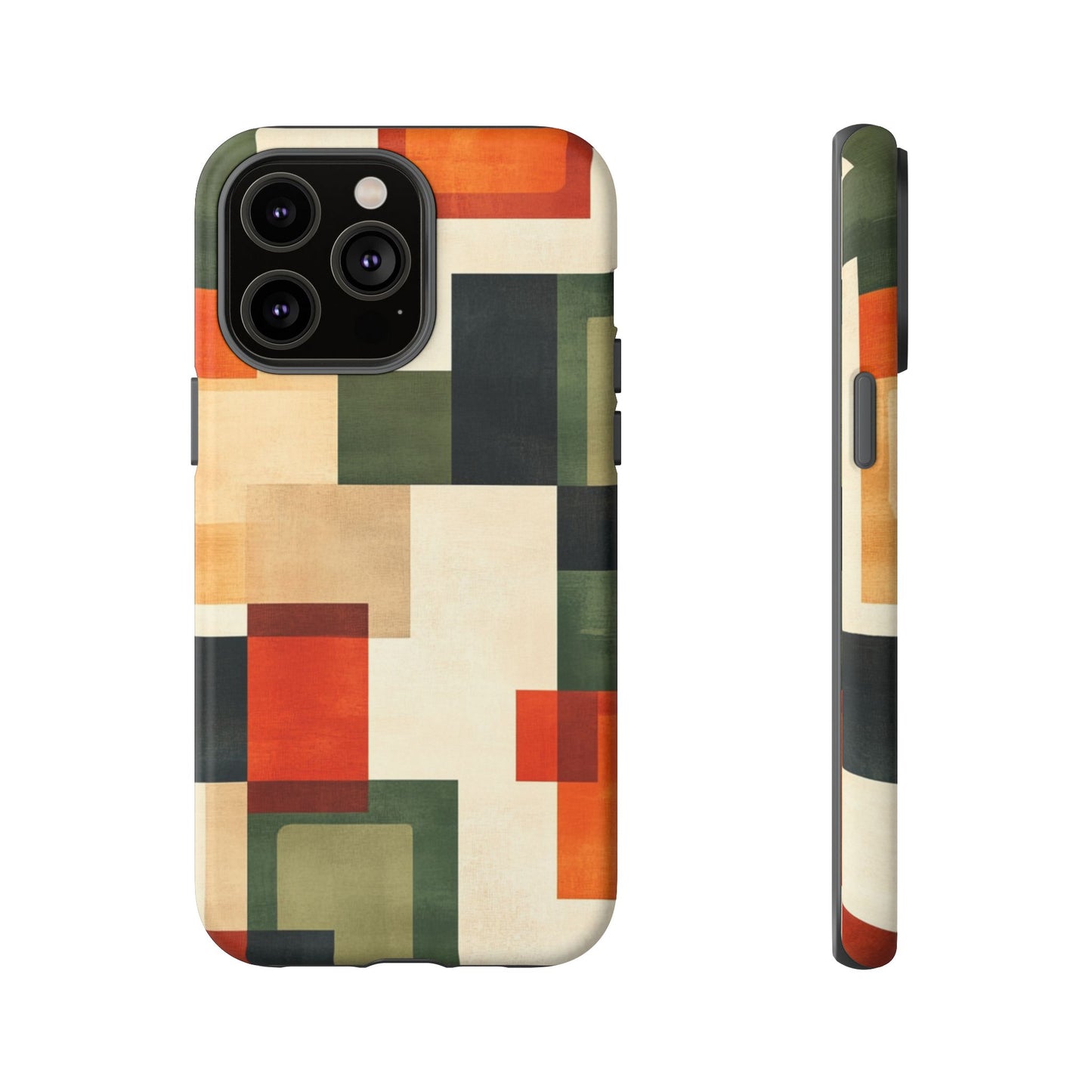 Mid-Century Modern Geometric Pattern Phone Case - iPhone, Google Pixel, Samsung Galaxy