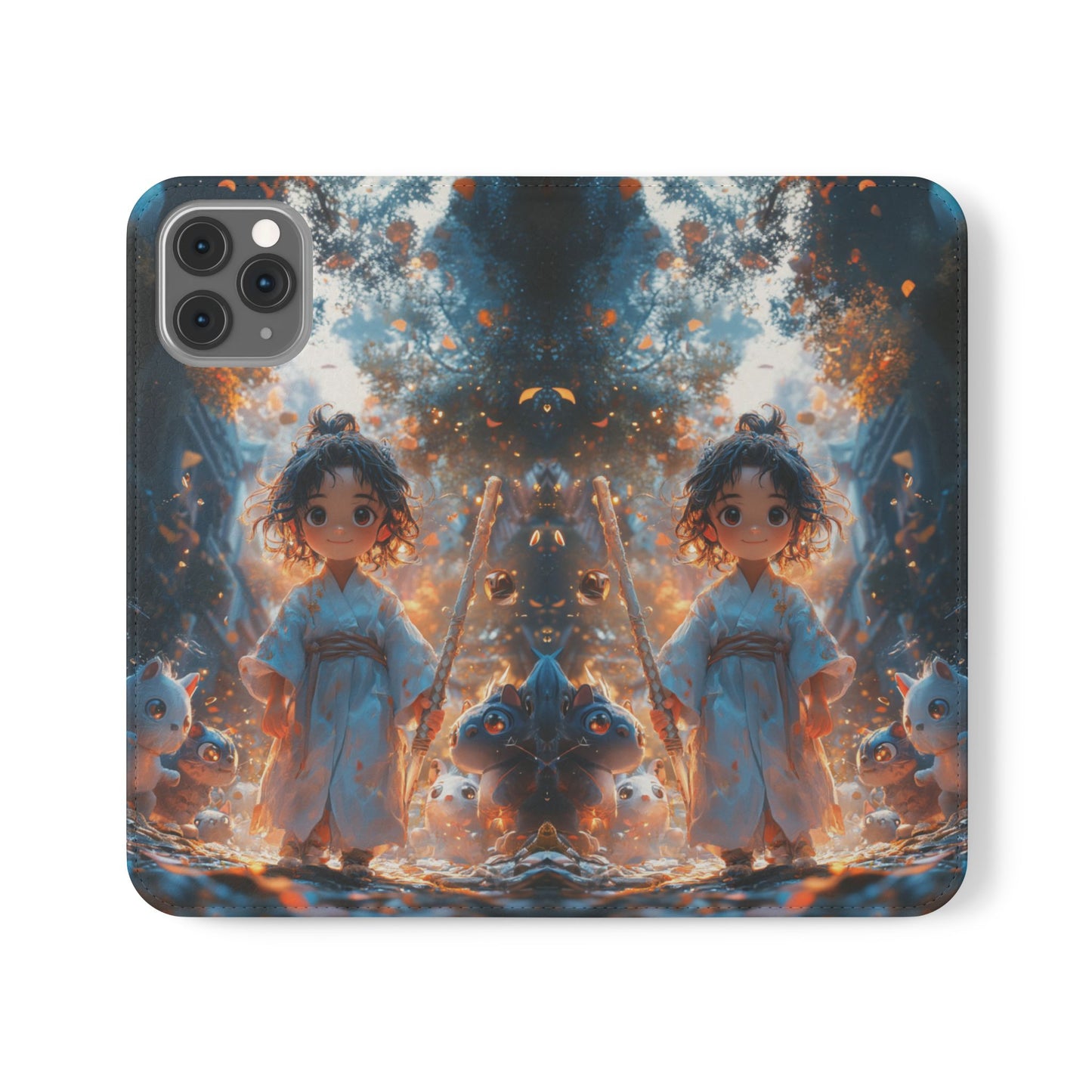 Forest Spirit Child - Wallet Flip Case