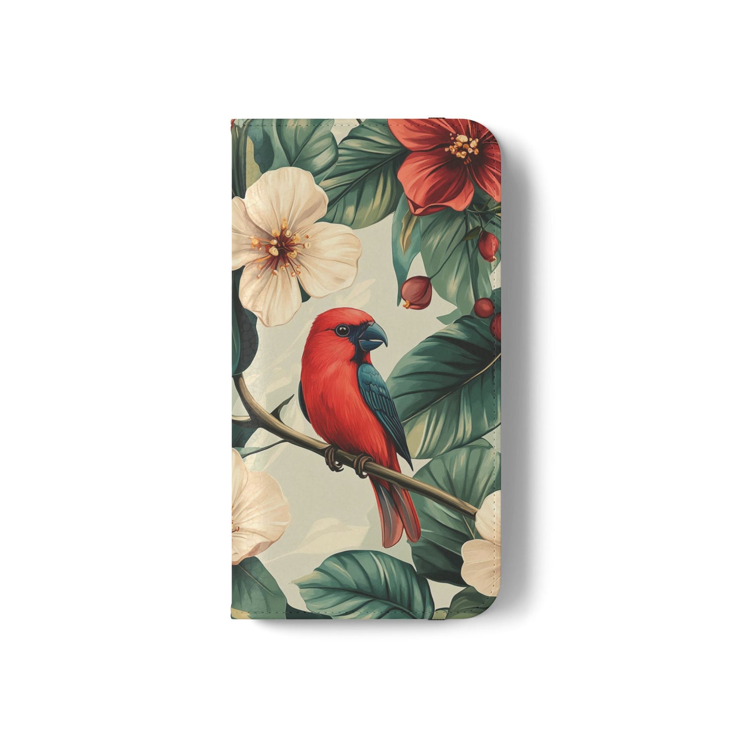 Scarlet Songbird - Wallet Flip Case