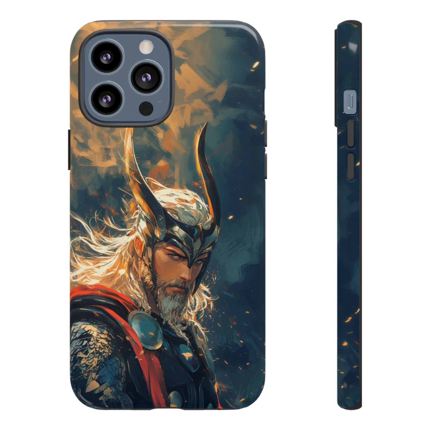 Storm-Bringer: Epic Thor Anime-Style Phone Case - iPhone, Google Pixel, Samsung