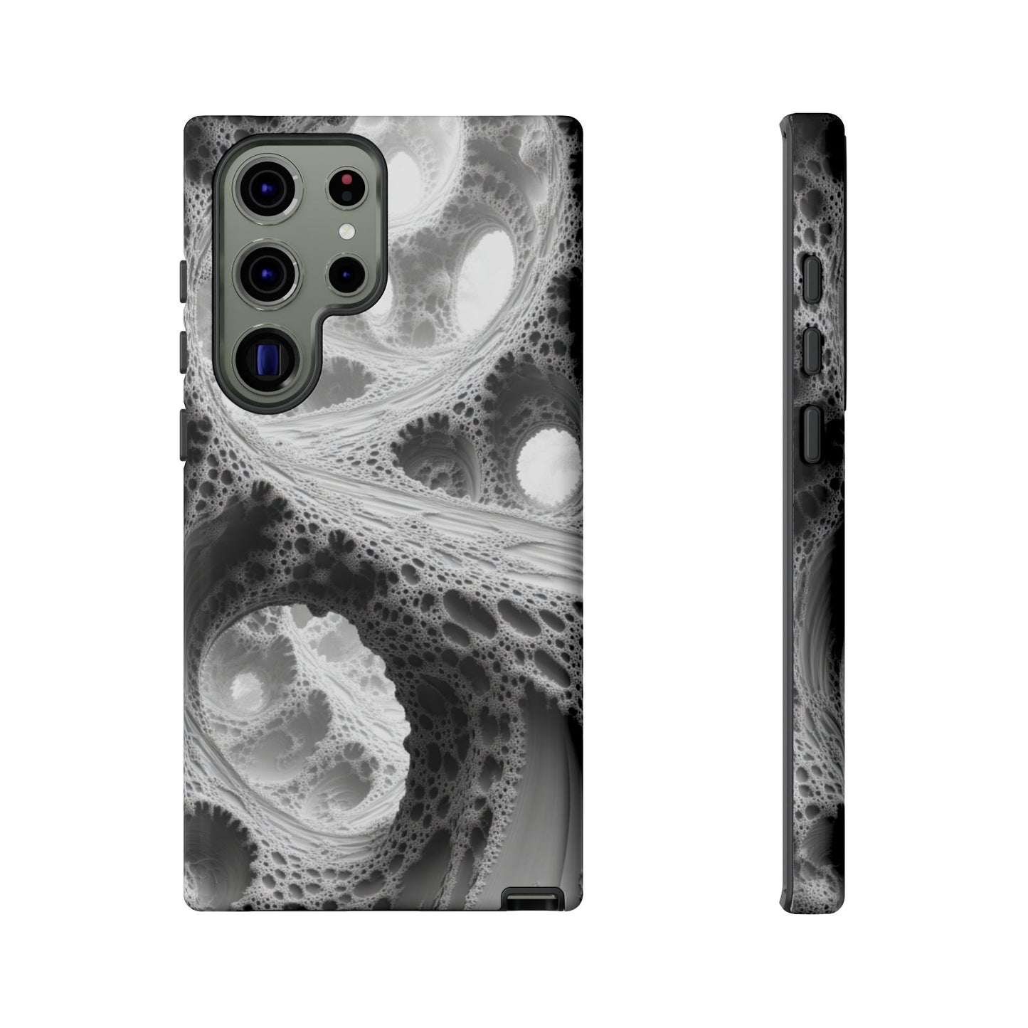 Monochrome Fractal – Tough Samsung Galaxy Case