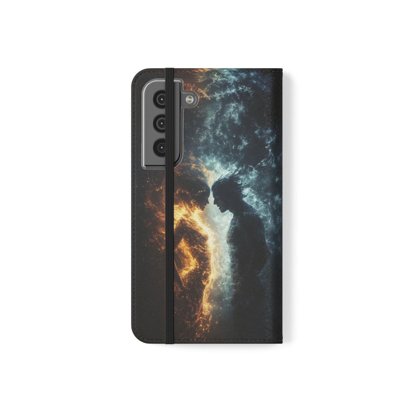 Fire & Frost Lovers - Wallet Flip Case