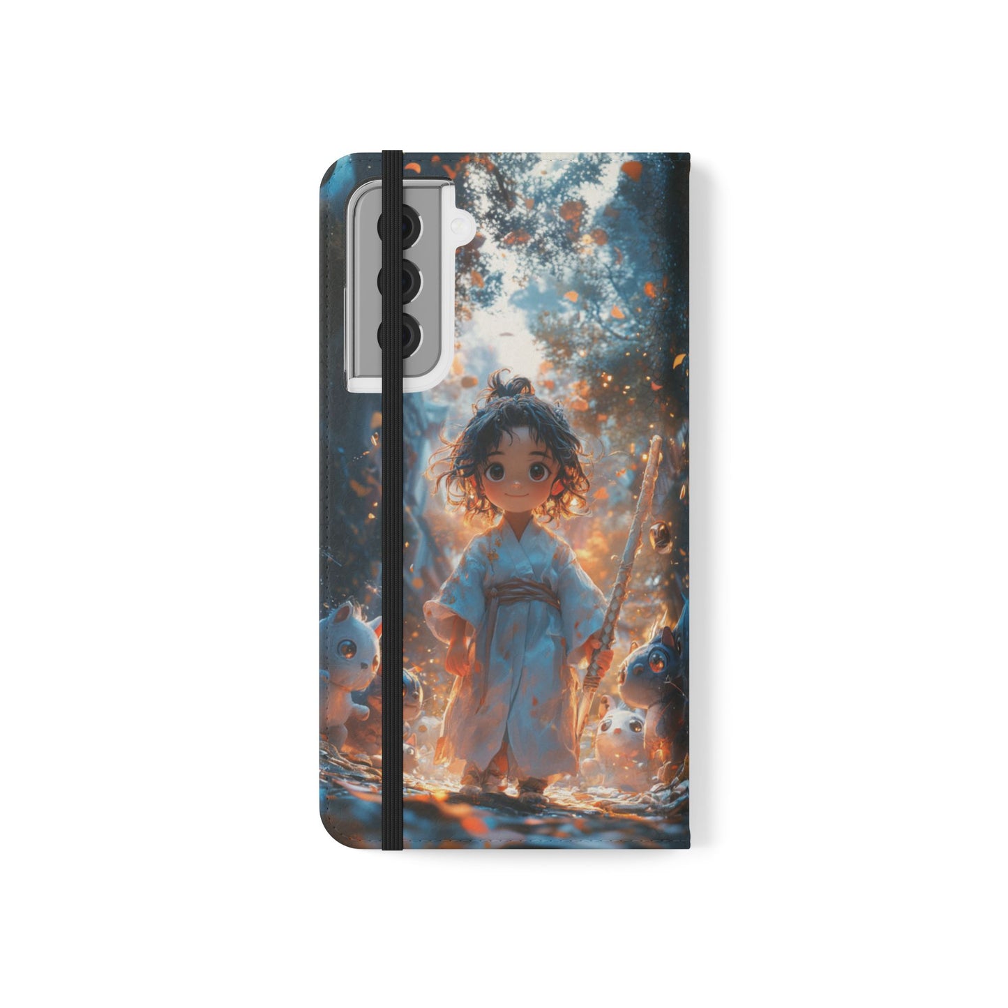 Forest Spirit Child - Wallet Flip Case