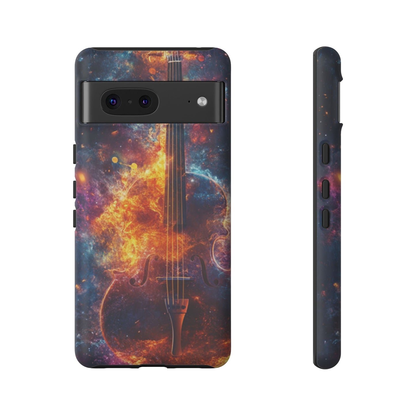 Fiery Violin Galaxy Phone Case – iPhone, Samsung, Google Pixel