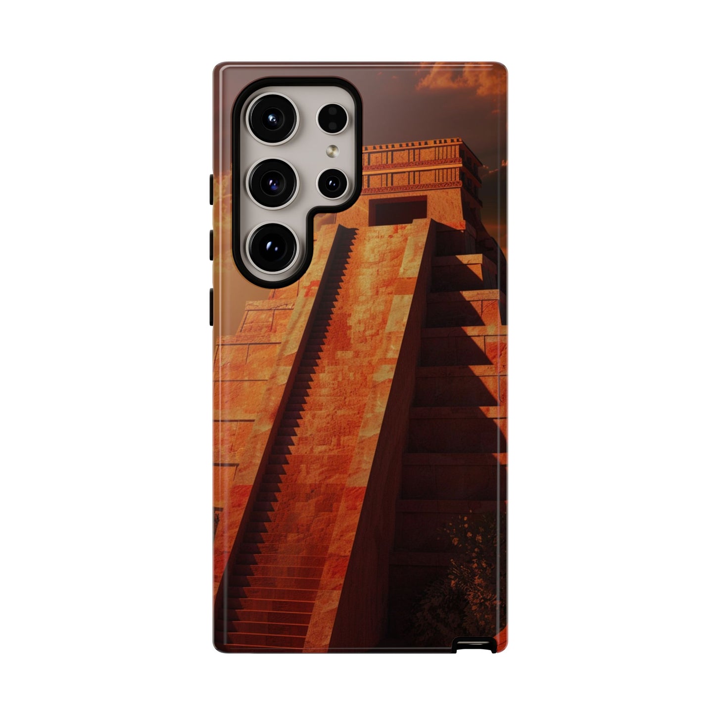 Mayan Pyramid Twilight Phone Case – iPhone, Google Pixel, Samsung Galaxy