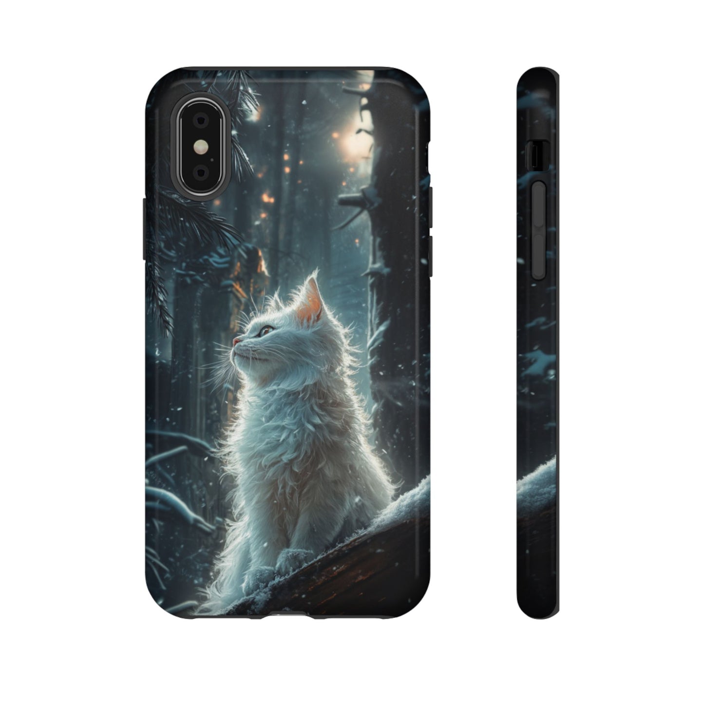 Winter Spirit Cat - Tough iPhone Case