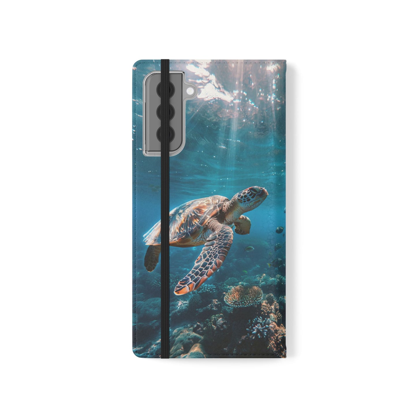 Ocean Guardian Sea Turtle - Wallet Flip Case