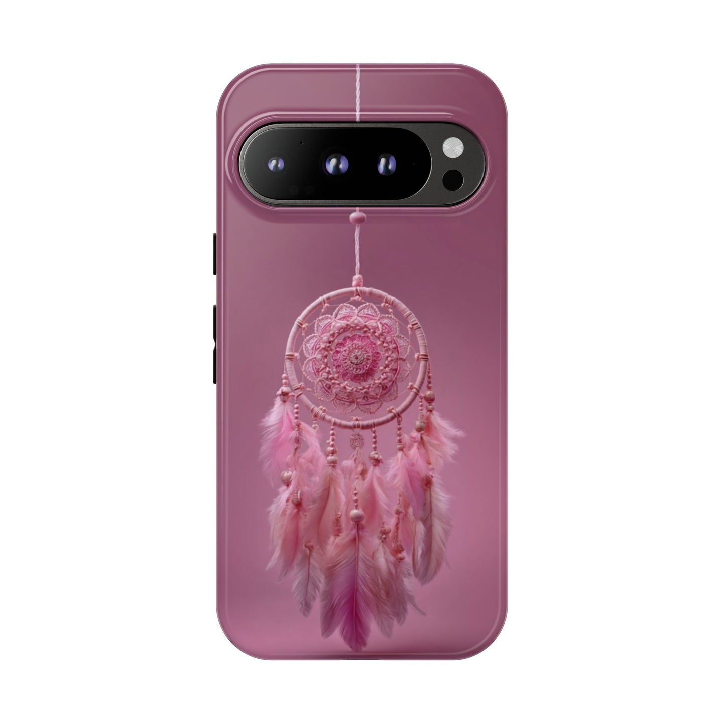 Pink Lace Dreamcatcher - Tough Google Pixel Case