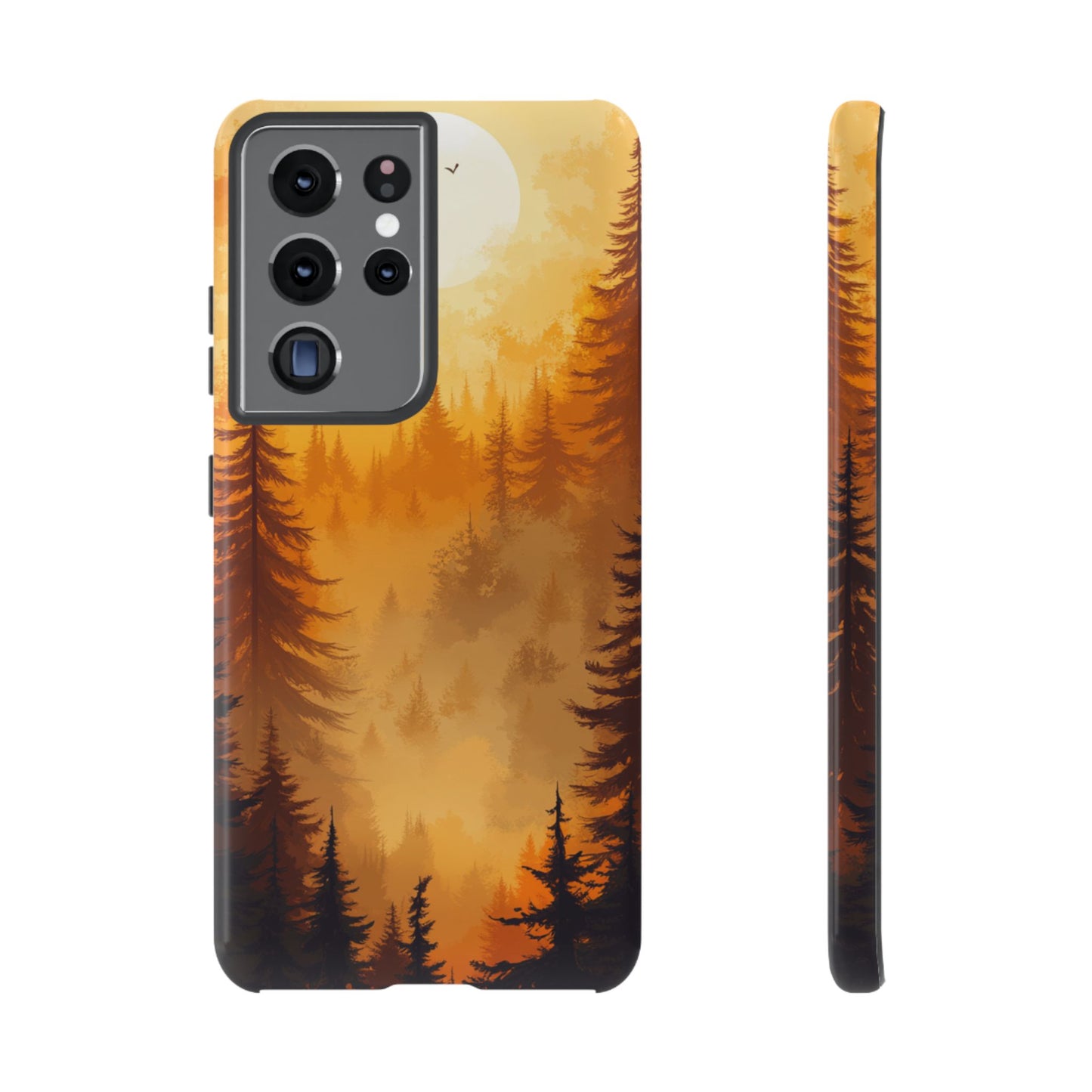 Golden Forest Silhouette – Tough Samsung Galaxy Case