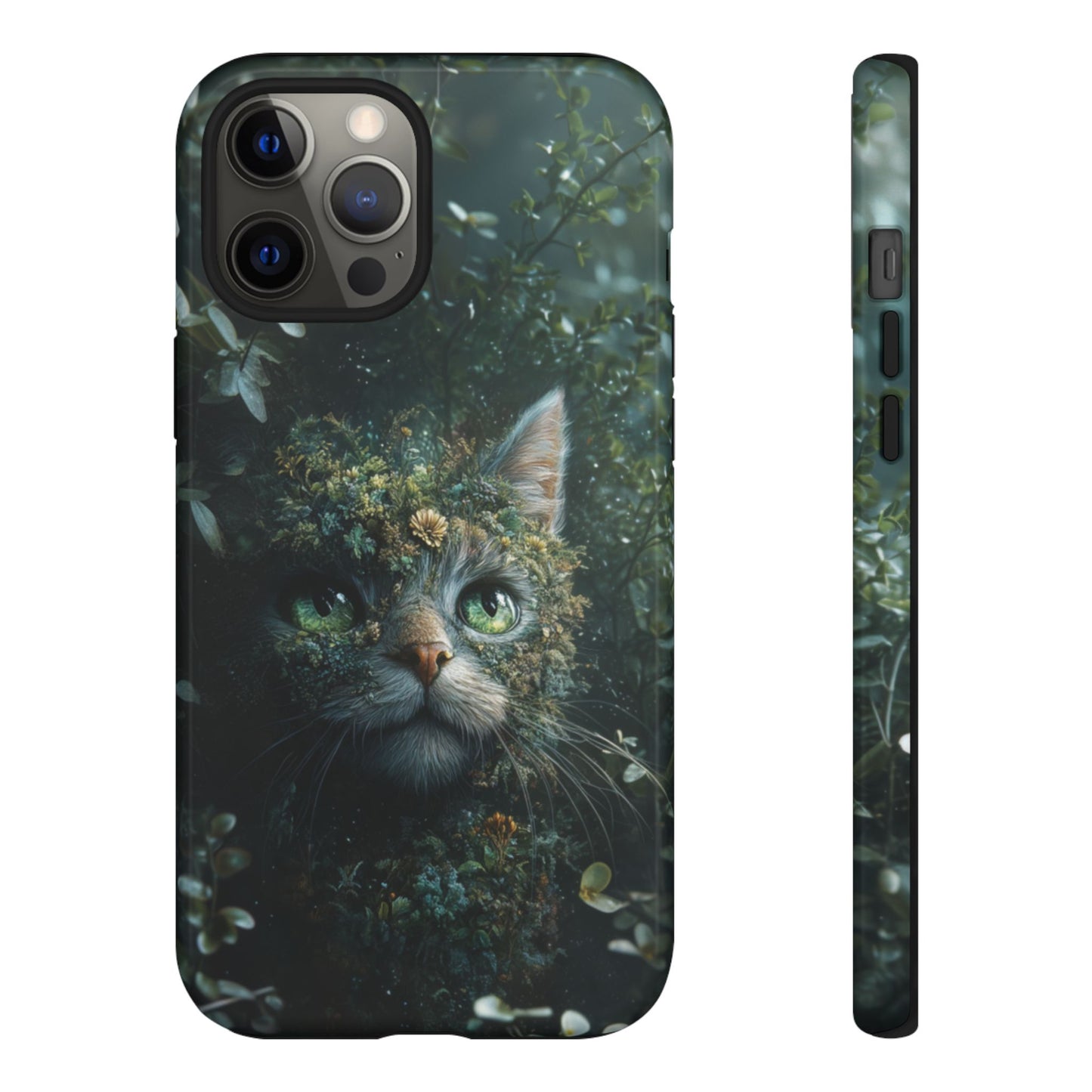 Forest Fantasy Cat Phone Case – iPhone, Google Pixel, Samsung Galaxy