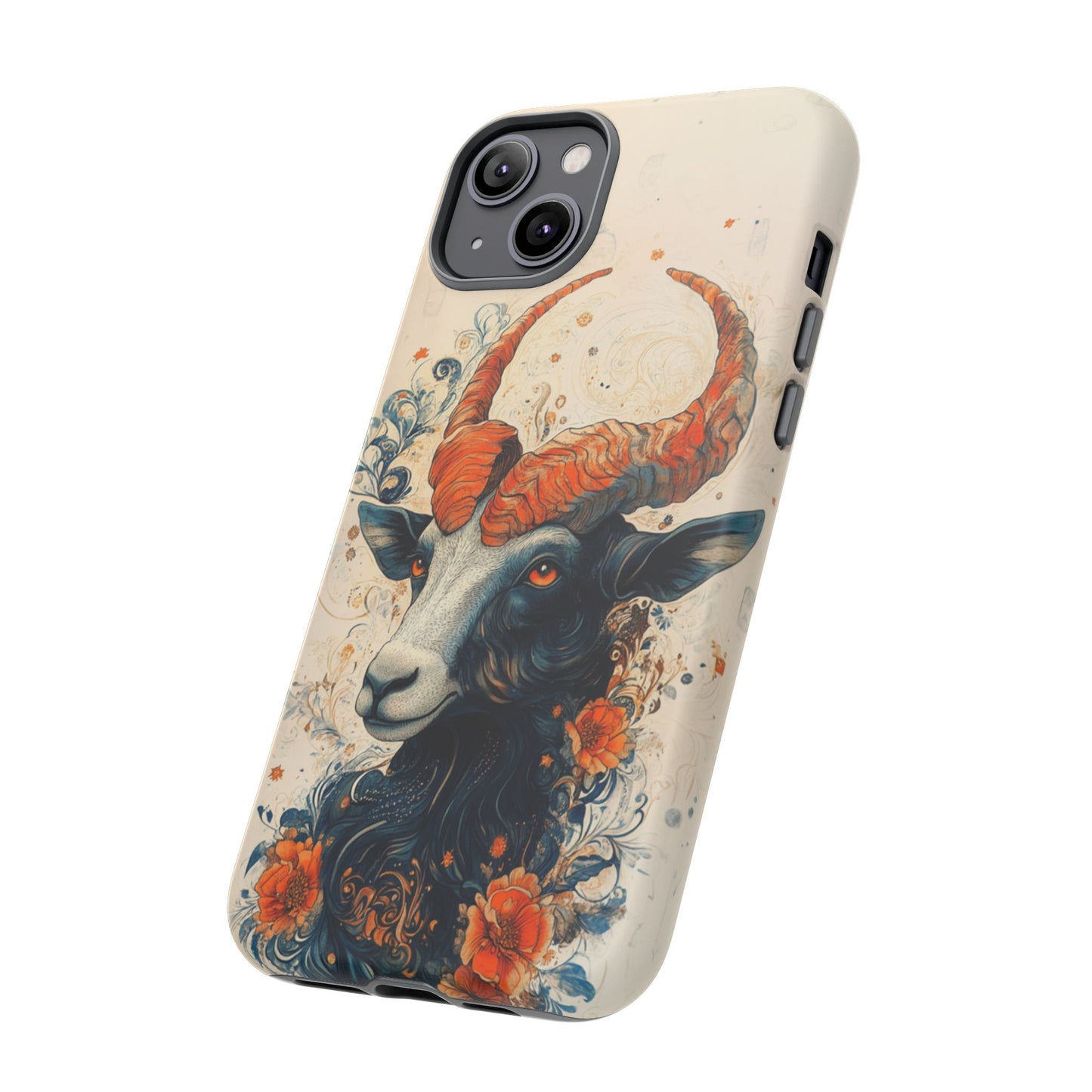 Capricorn Zodiac Artistic Floral Phone Case – iPhone, Google Pixel, Samsung Galaxy