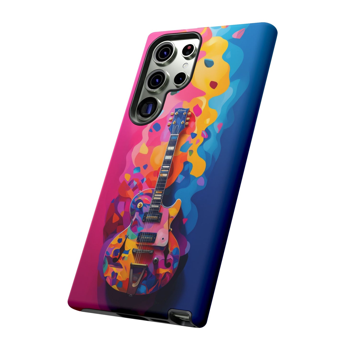 Vibrant Abstract Guitar Phone Case - iPhone, Google Pixel, Samsung Galaxy