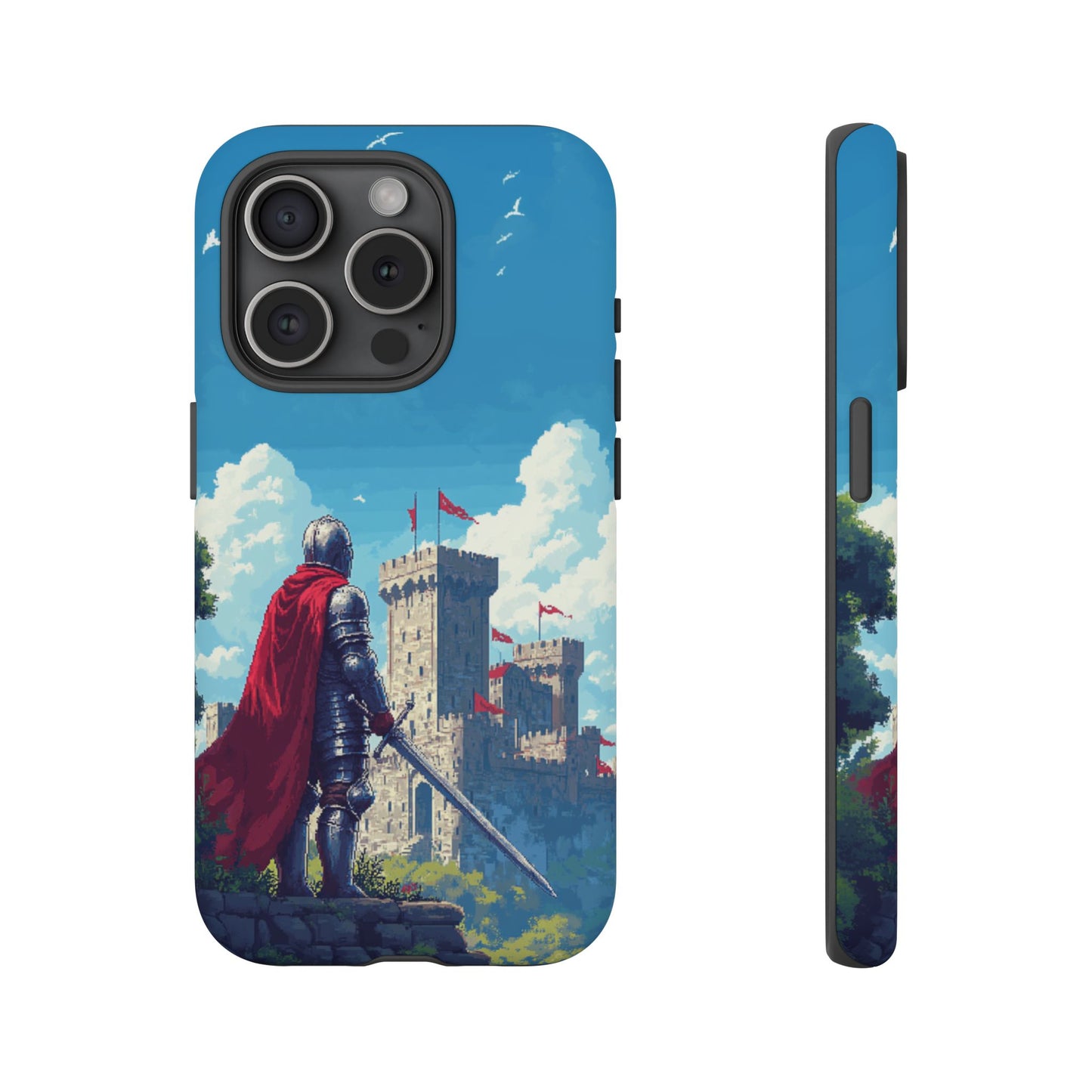 Pixel Knight Adventure Phone Case - iPhone, Google Pixel, Samsung Galaxy