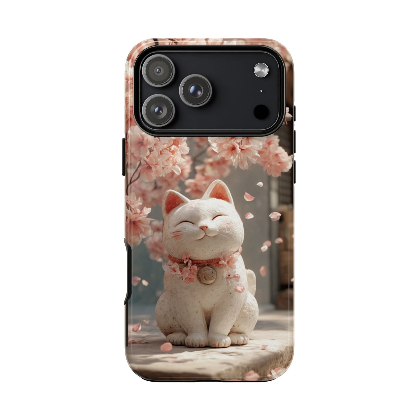 Sakura Lucky Cat - Tough iPhone Case