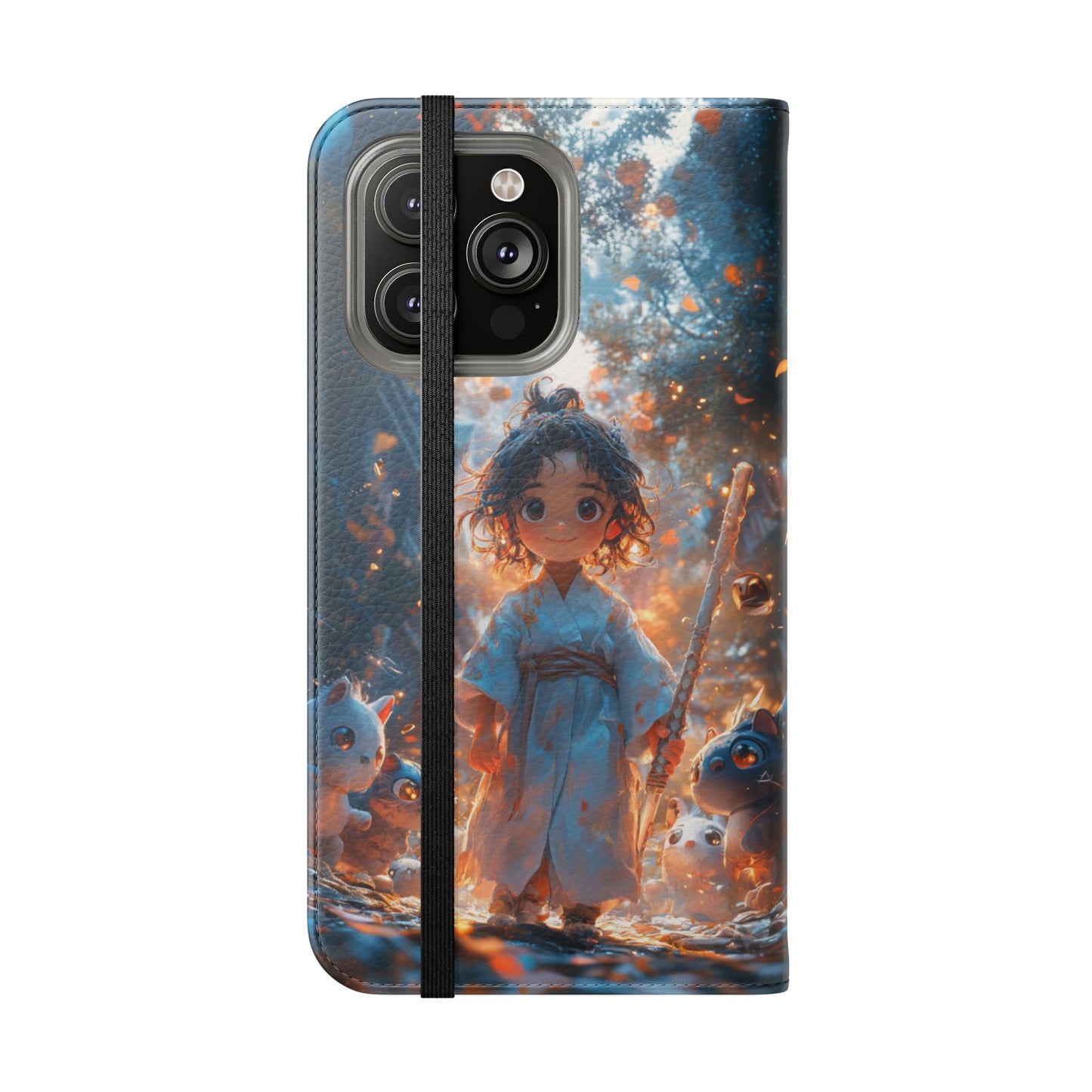 Forest Spirit Child - Wallet Flip Case