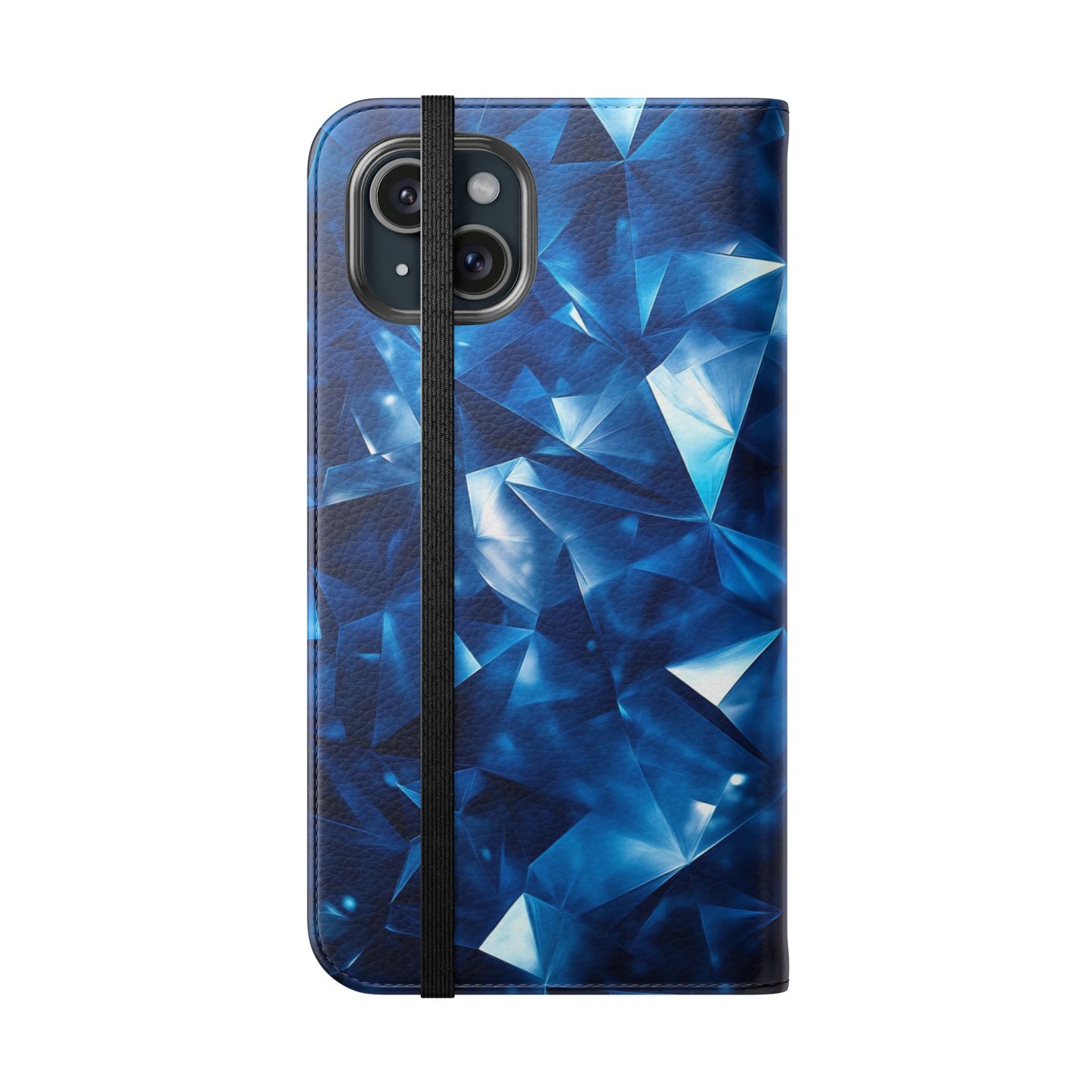 Sapphire Crystal Shards - Wallet Flip Case