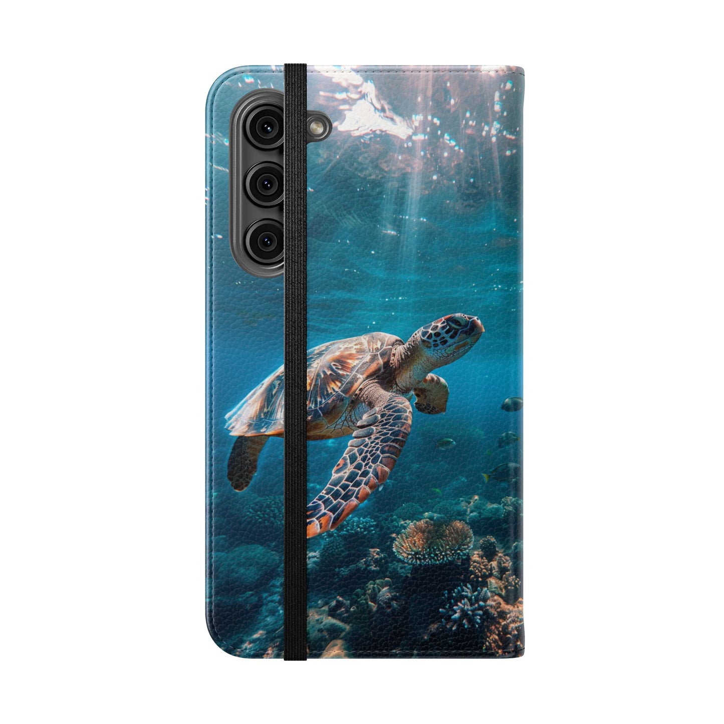 Ocean Guardian Sea Turtle - Wallet Flip Case