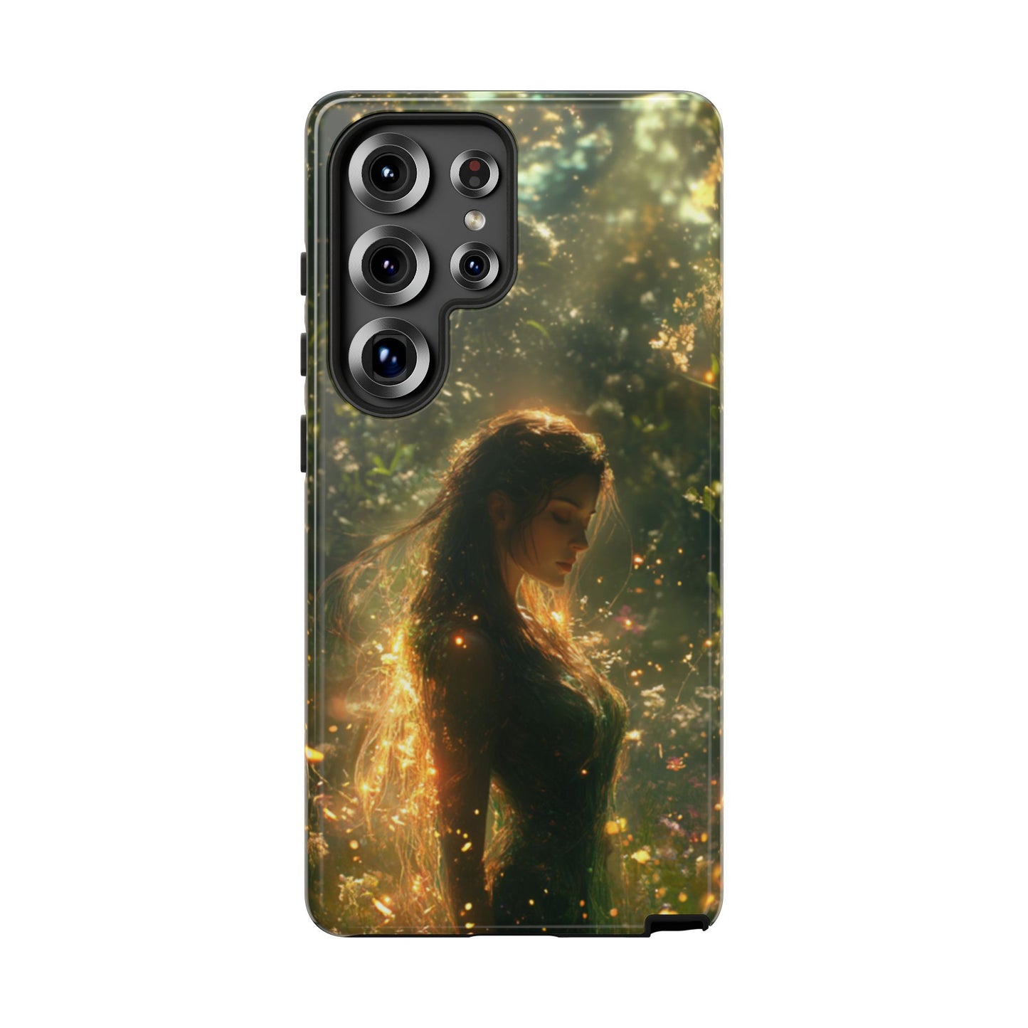 Forest Goddess Golden Light Meadow - Tough Samsung Galaxy Case