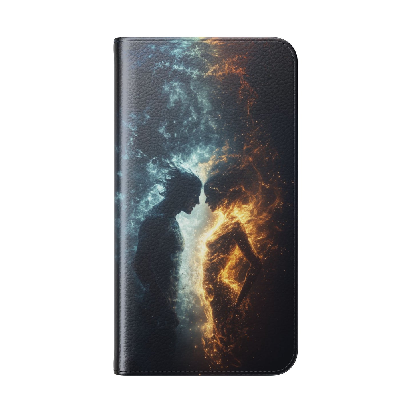Fire & Frost Lovers - Wallet Flip Case