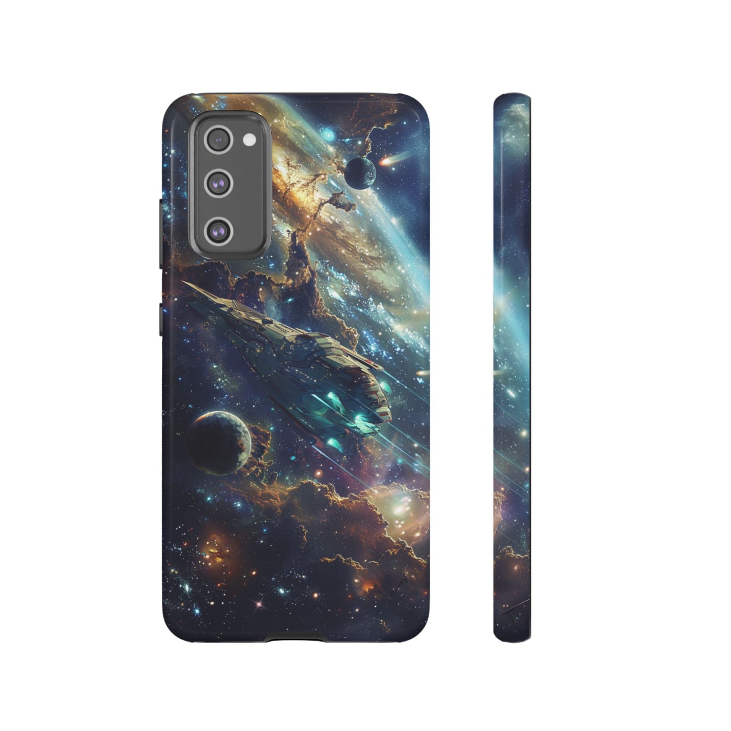 Galactic Voyage: Futuristic Spaceship - iPhone, Google Pixel, Samsung Galaxy