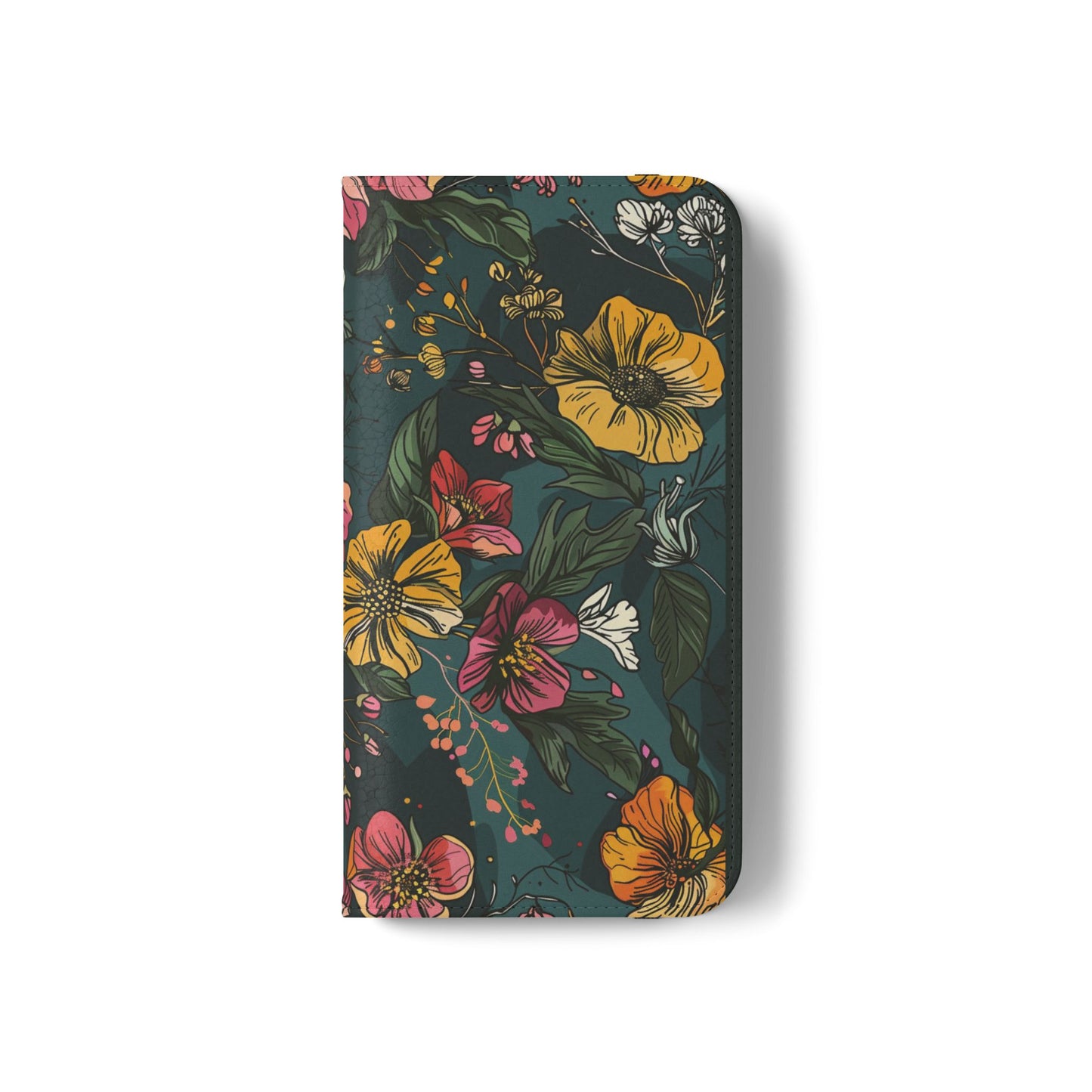 Vintage Floral Bloom - Wallet Flip Case