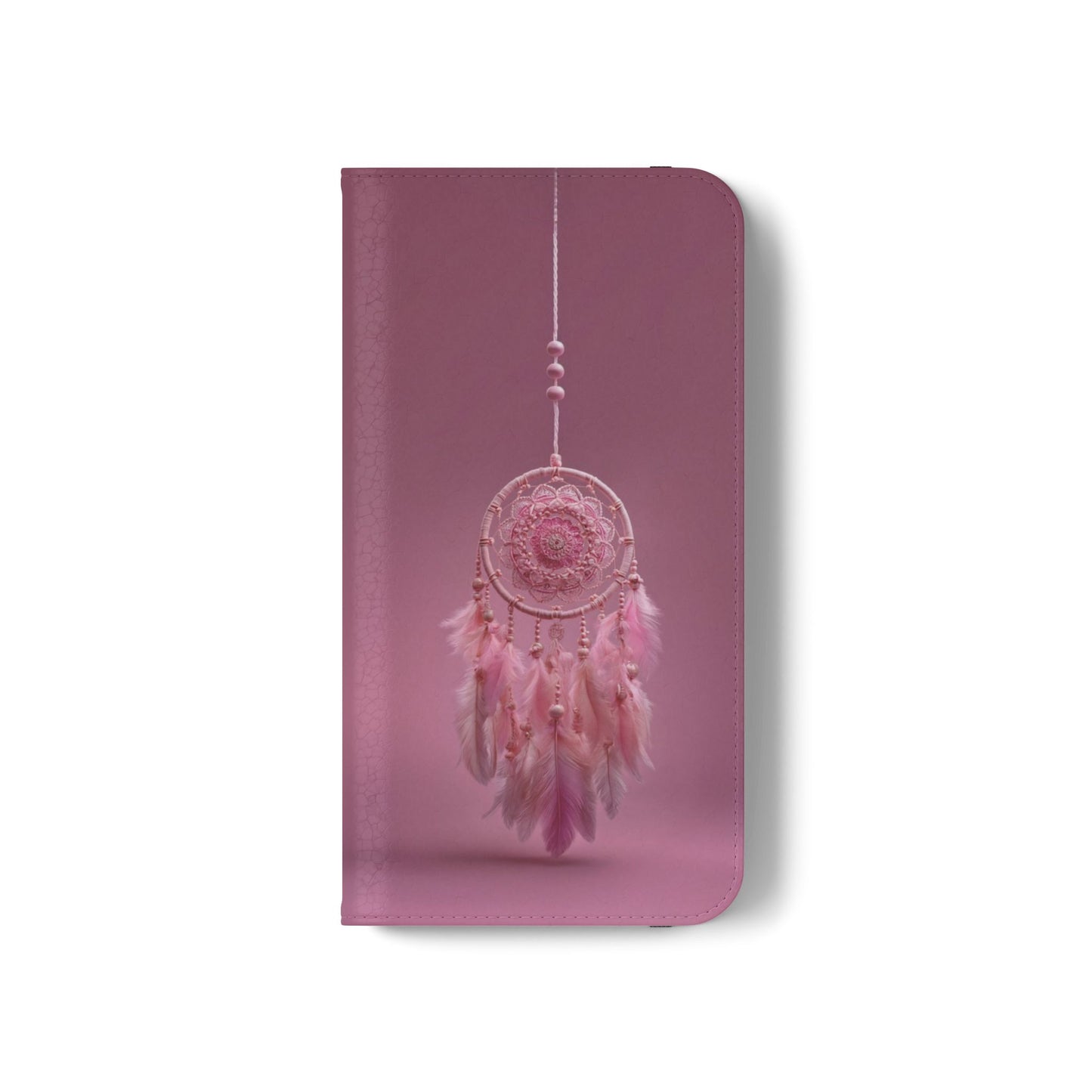 Pink Lace Dreamcatcher - Wallet Flip Case