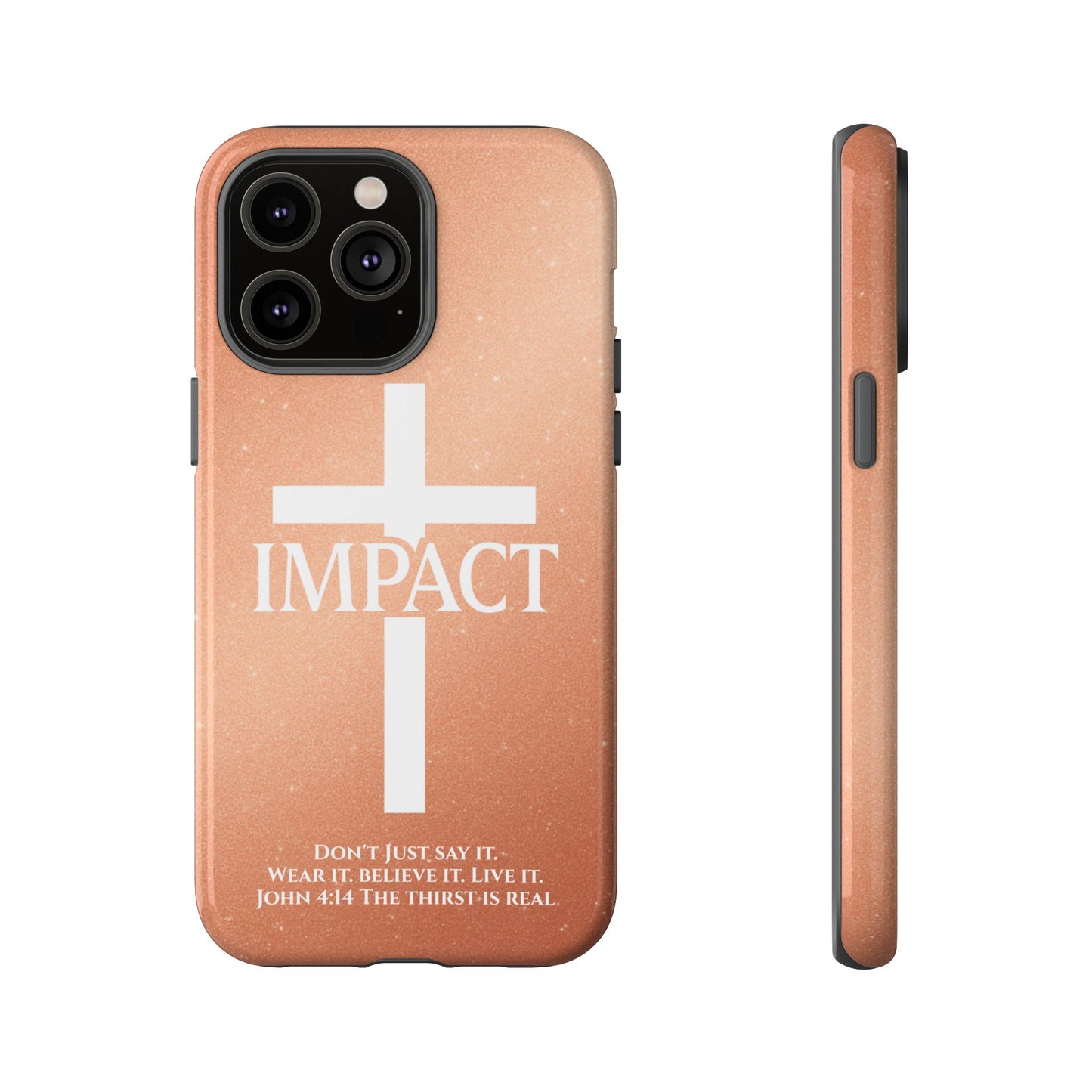 Impace Rose Gold - Tough iPhone Case