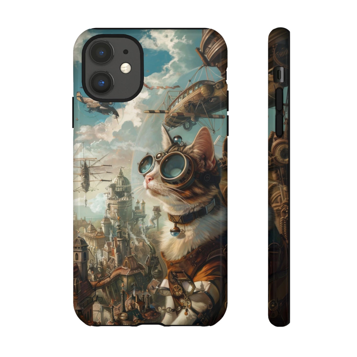 Steampunk Aviator Cat - Tough iPhone Case