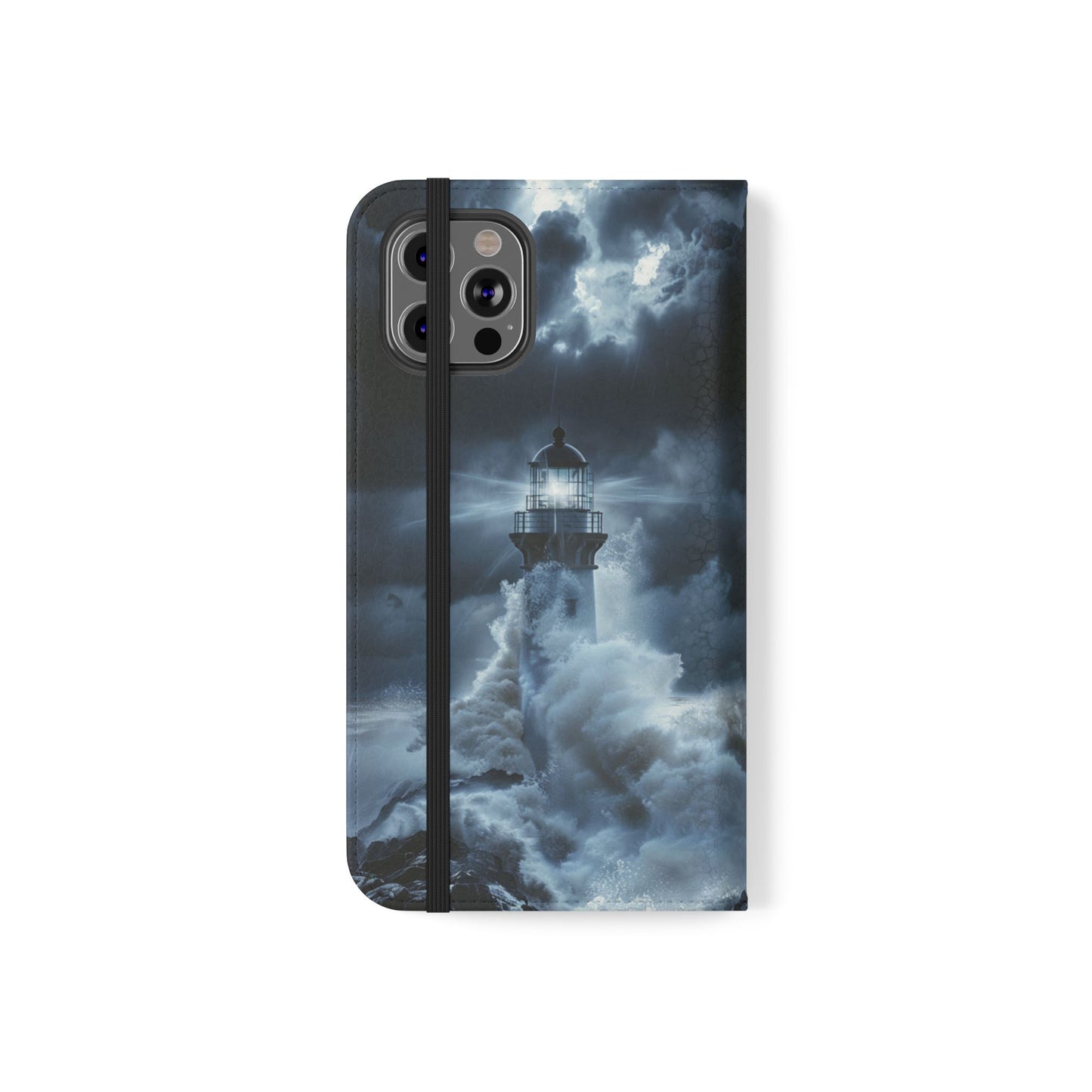 Stormbound Lighthouse - Wallet Flip Case