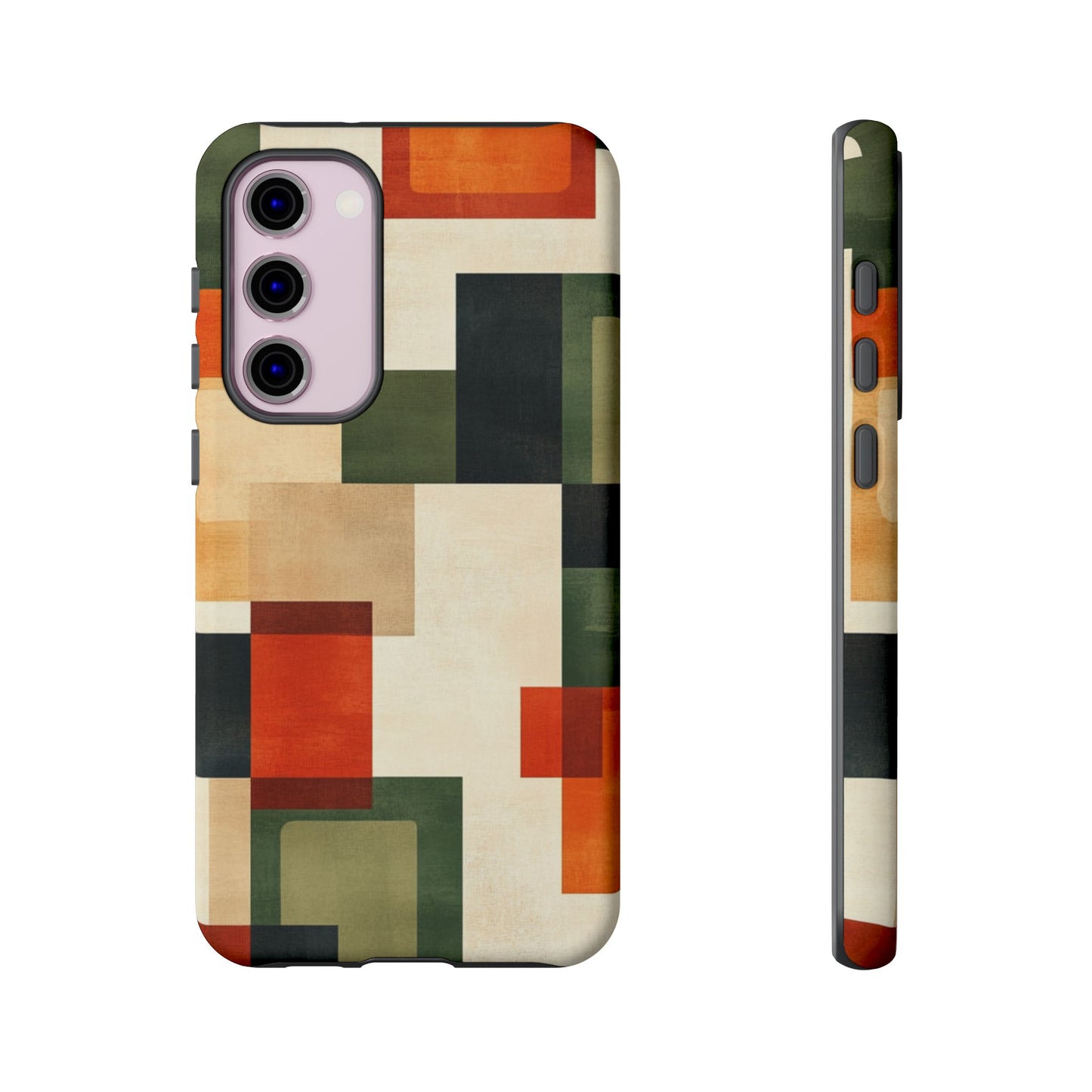 Mid-Century Modern Geometric Pattern Phone Case - iPhone, Google Pixel, Samsung Galaxy