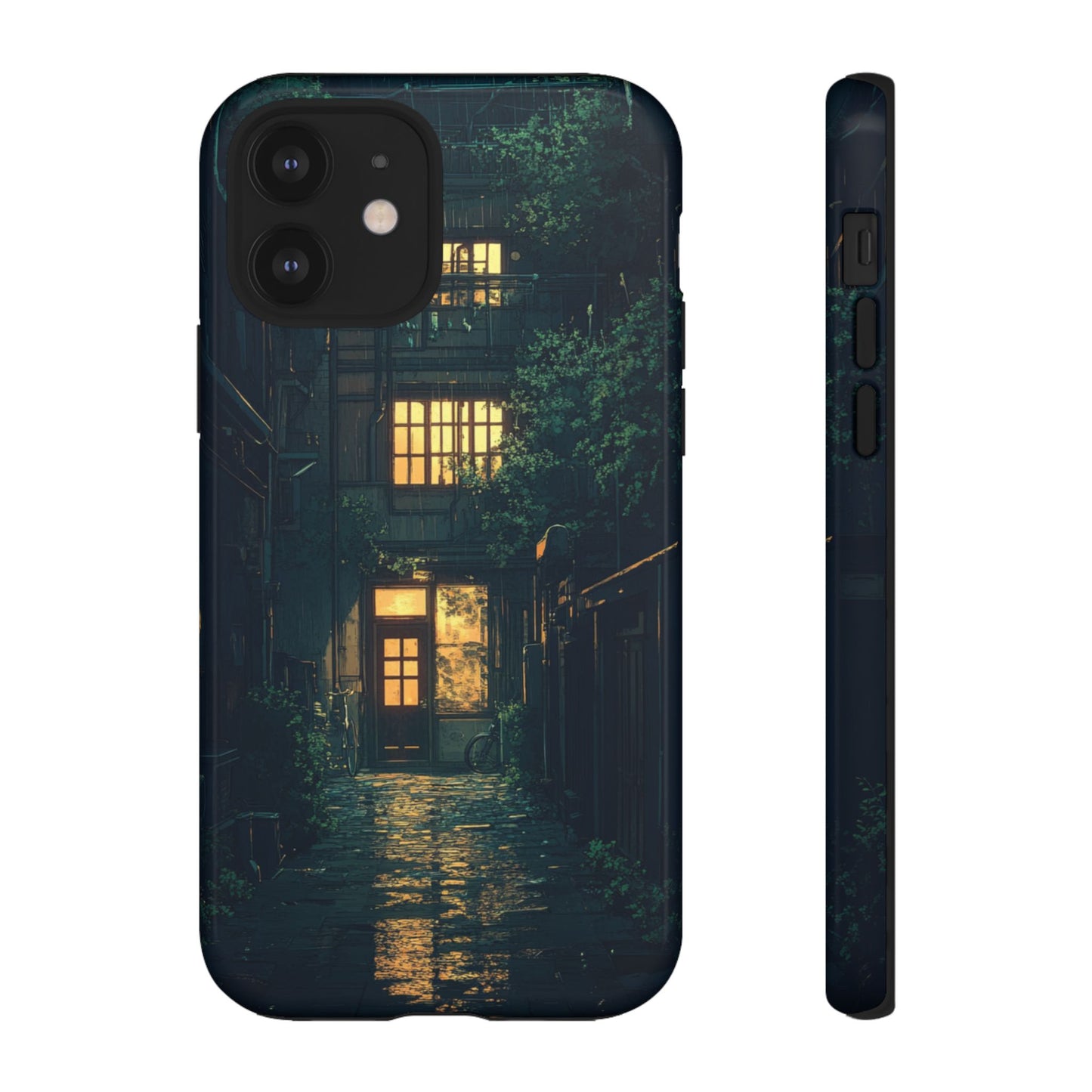 Rainy Alley - Tough iPhone Case