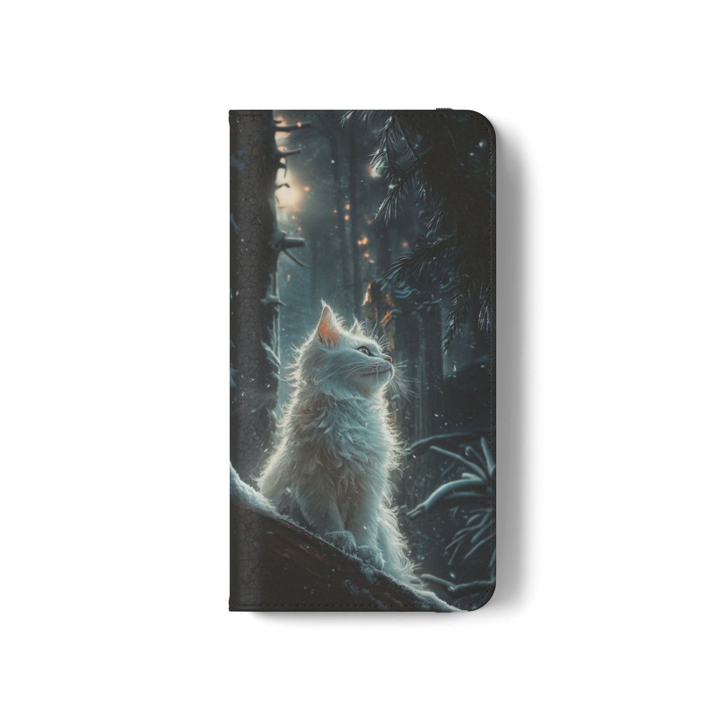 Winter Spirit Cat - Wallet Flip Case