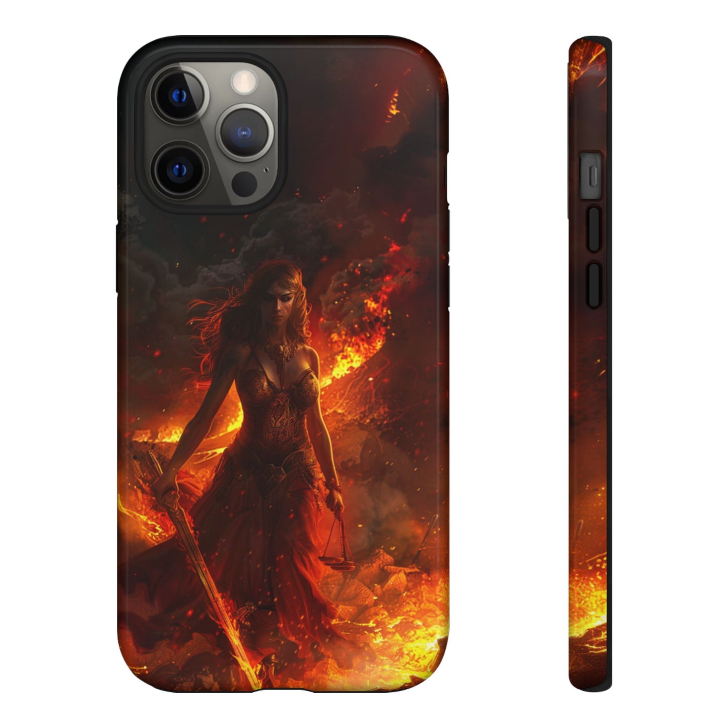 Fiery Goddess Nemesis Phone Case - iPhone, Google Pixel, Samsung Galaxy