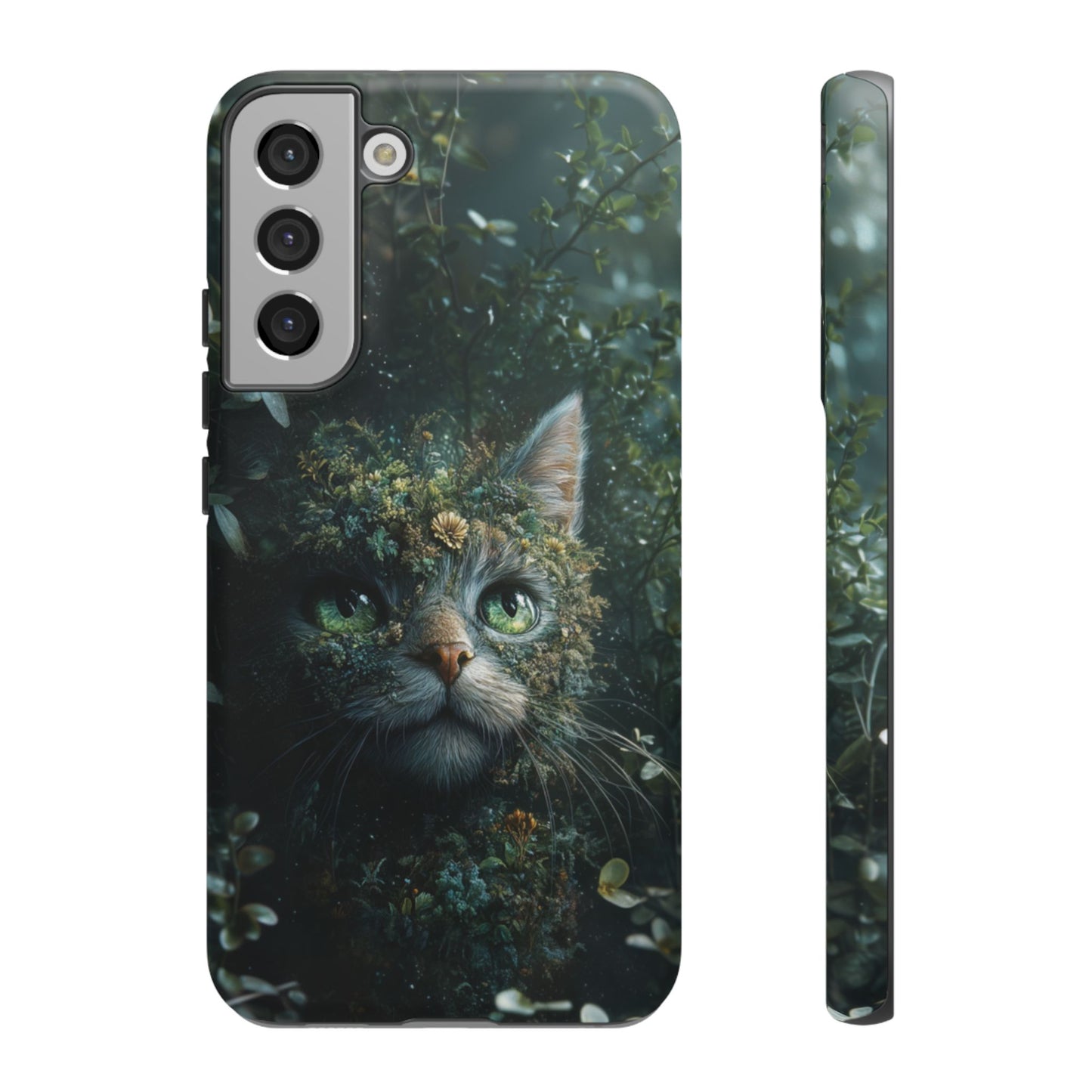 Forest Fantasy Cat Phone Case – iPhone, Google Pixel, Samsung Galaxy