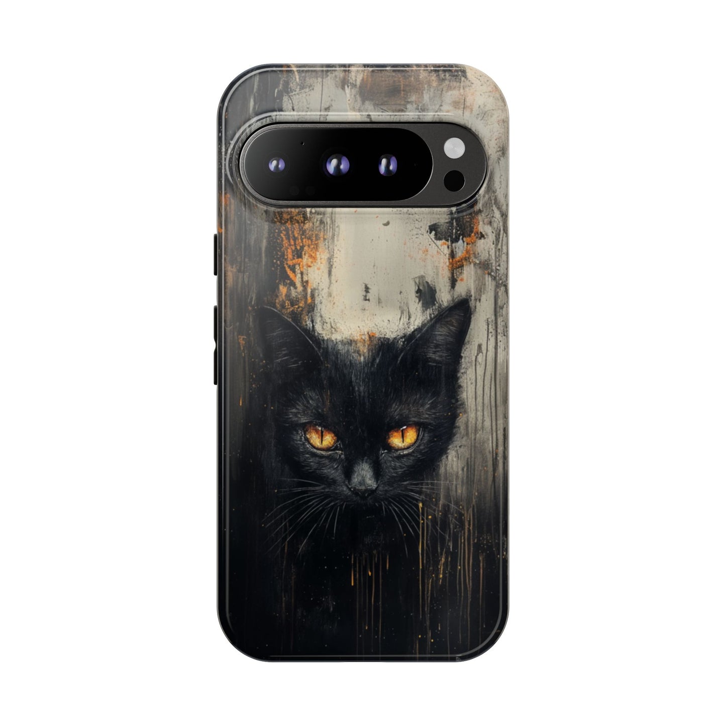 Black Cat Shadow Gaze - Tough Google Pixel Case